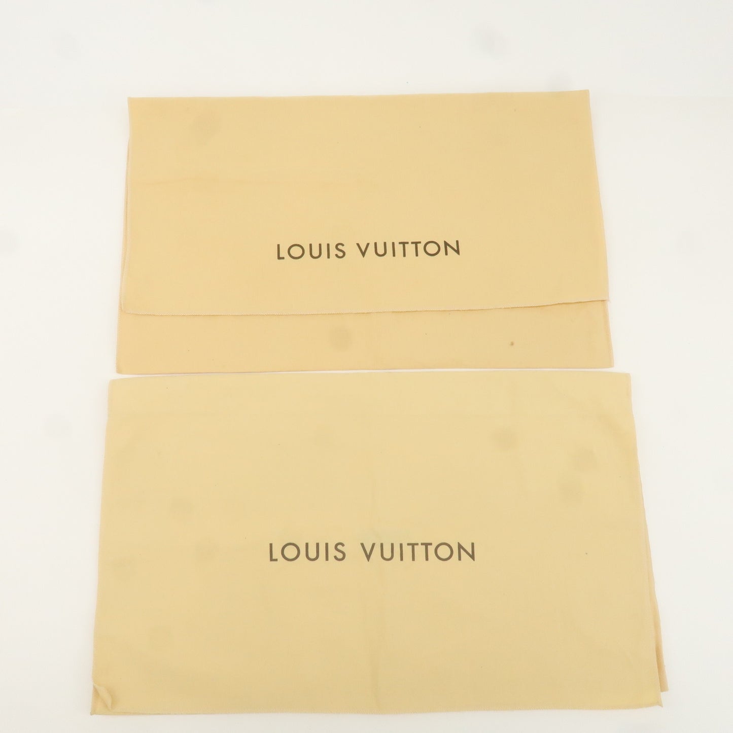 Louis Vuitton Set of 10 Dust Bag Storage Bag Flap Beige