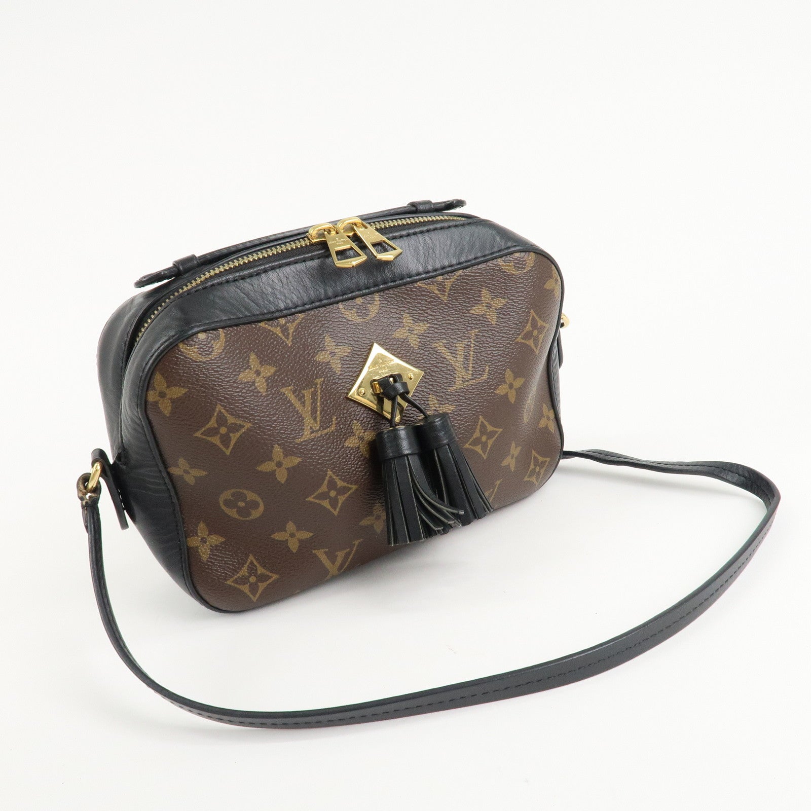 Louis Vuitton Monogram Saintonge Shoulder Bag Brown M43555