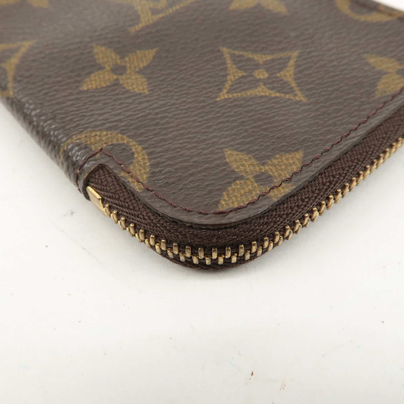 Louis Vuitton Monogram Set of 2 Pochette 6 Cles Key Holder M62610