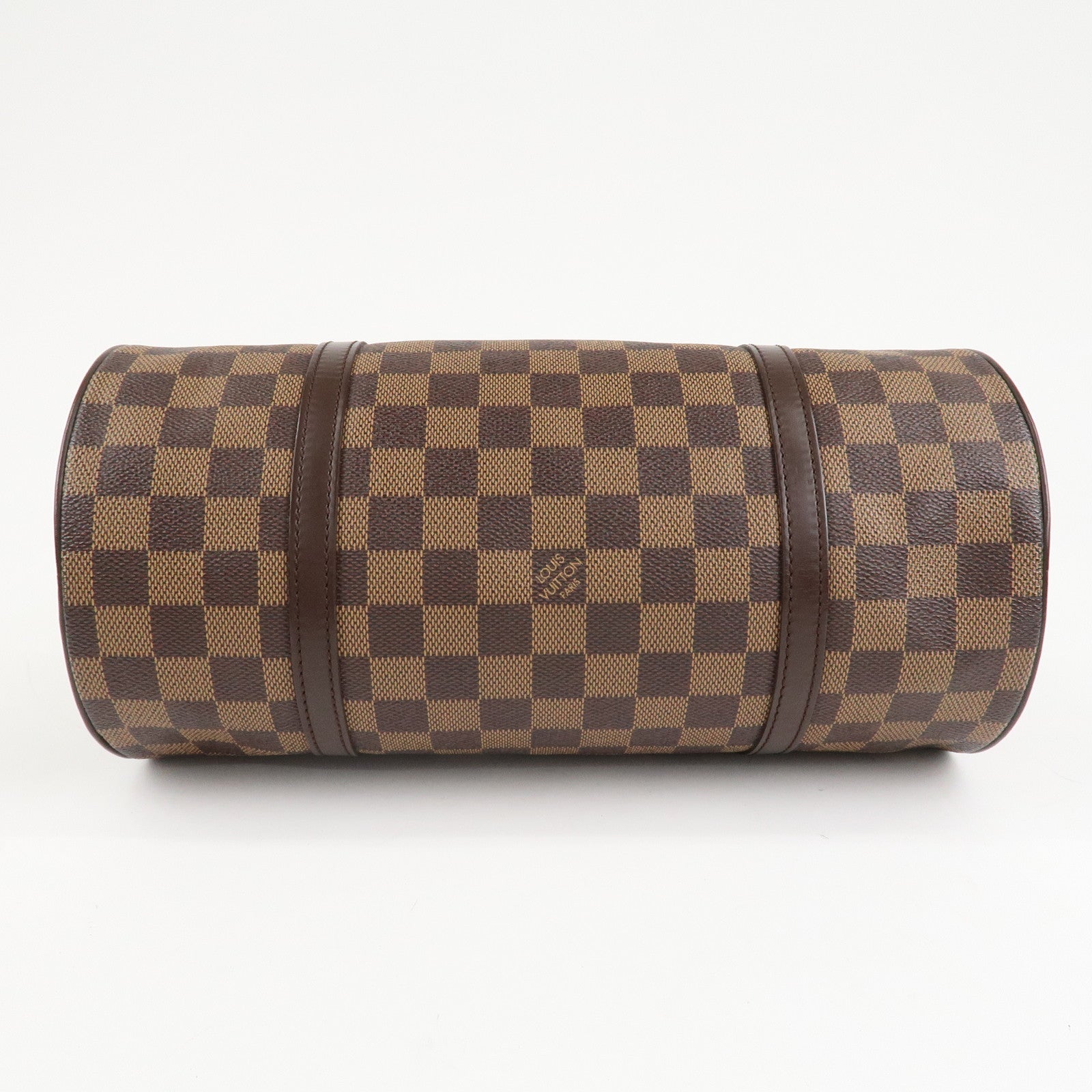 Louis Vuitton Damier Papillon 30 Hand Bag & Pouch Brown N51303 Used