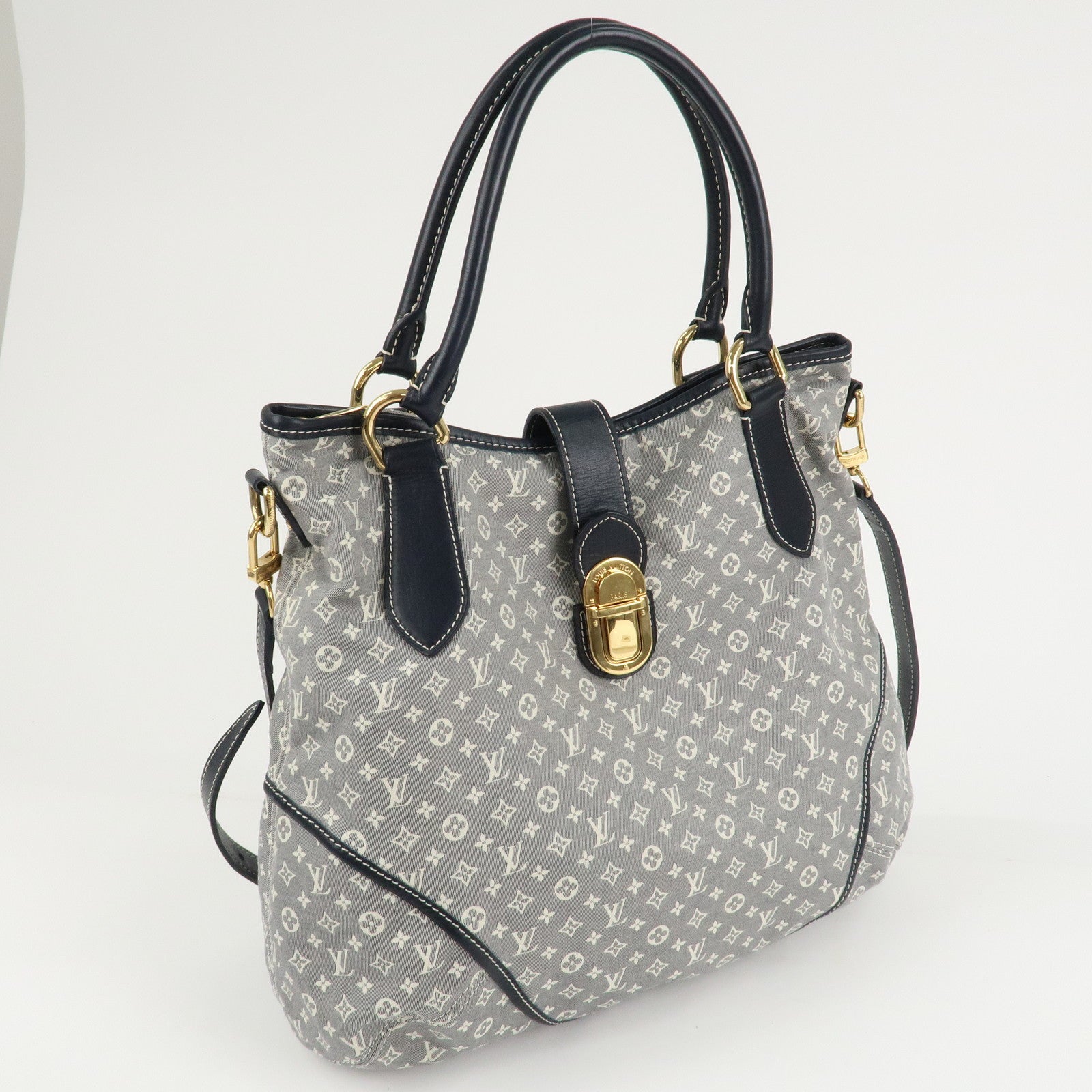 Louis Vuitton Monogram Idylle Elegie Tote Bag Encre Blue M56697 Used