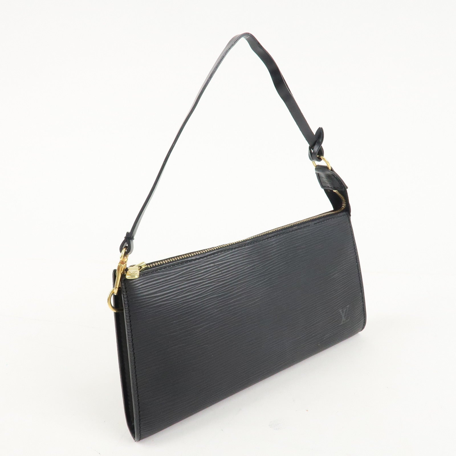 Louis Vuitton Epi Pochette Accessoires Pouch Noir Black M52942 Used