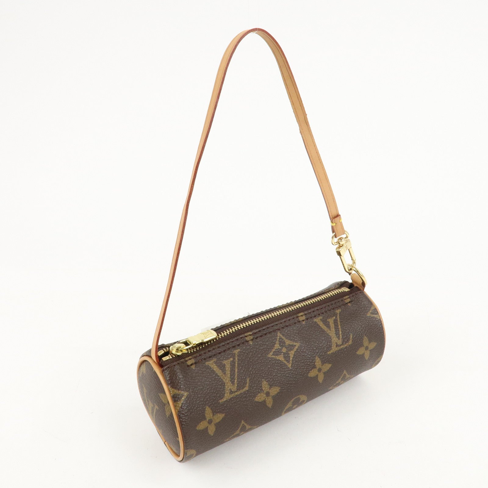 Louis Vuitton Monogram Mini Pouch for Papillon Bag Brown