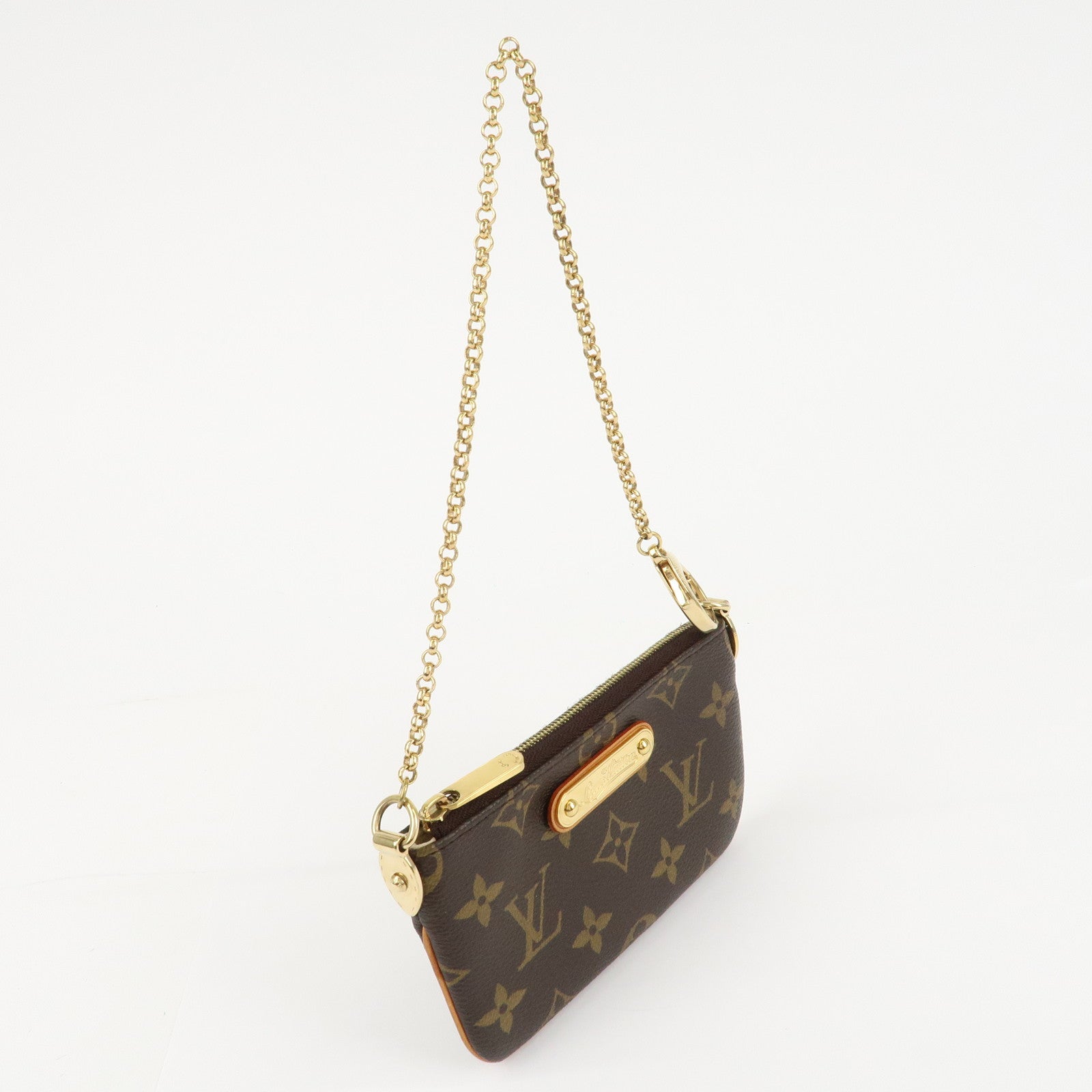 Louis Vuitton Monogram Pochette Milla PM Mini Pouch M60095 Used