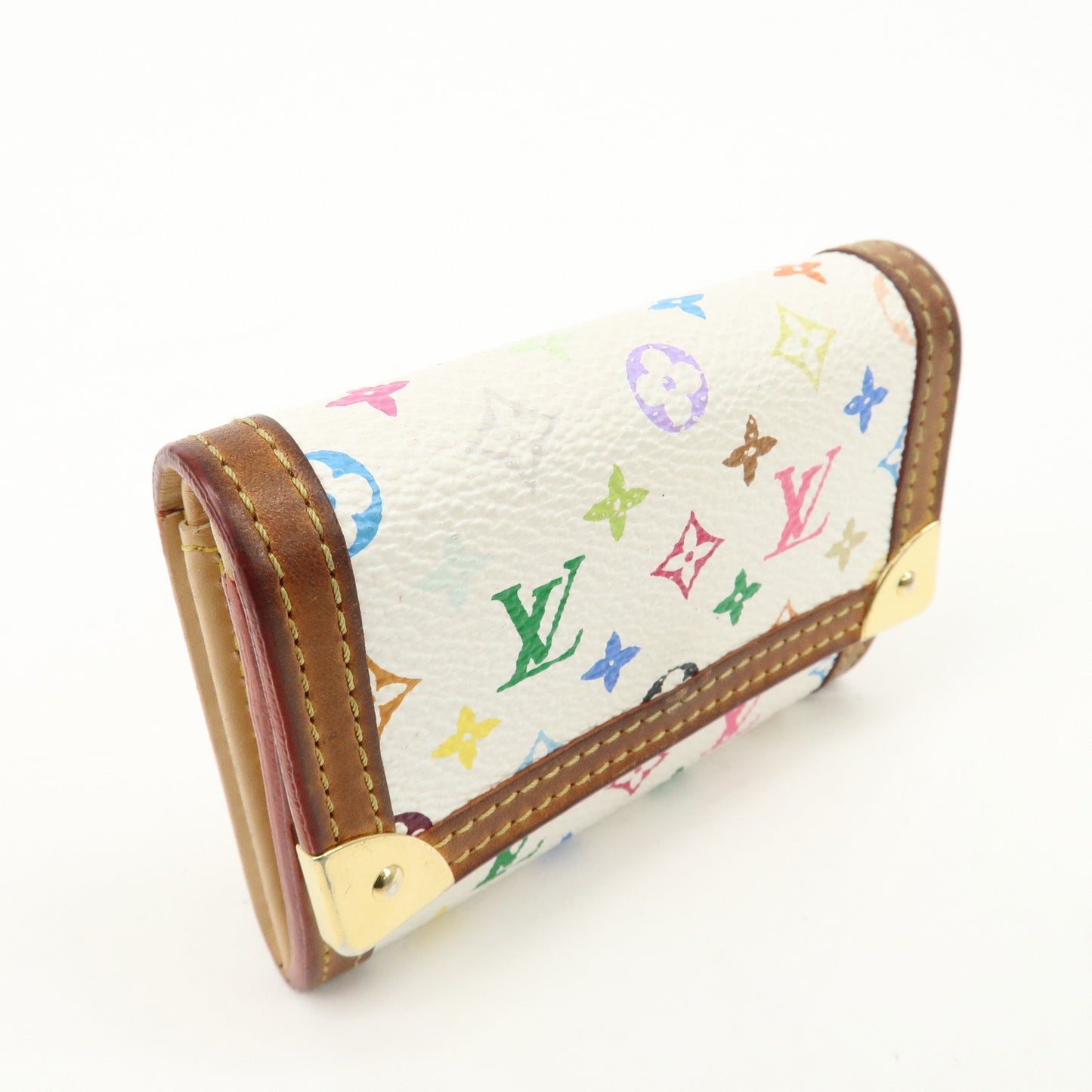 Louis Vuitton Multicolor Porte Monnaie Plat Coin Case M92657