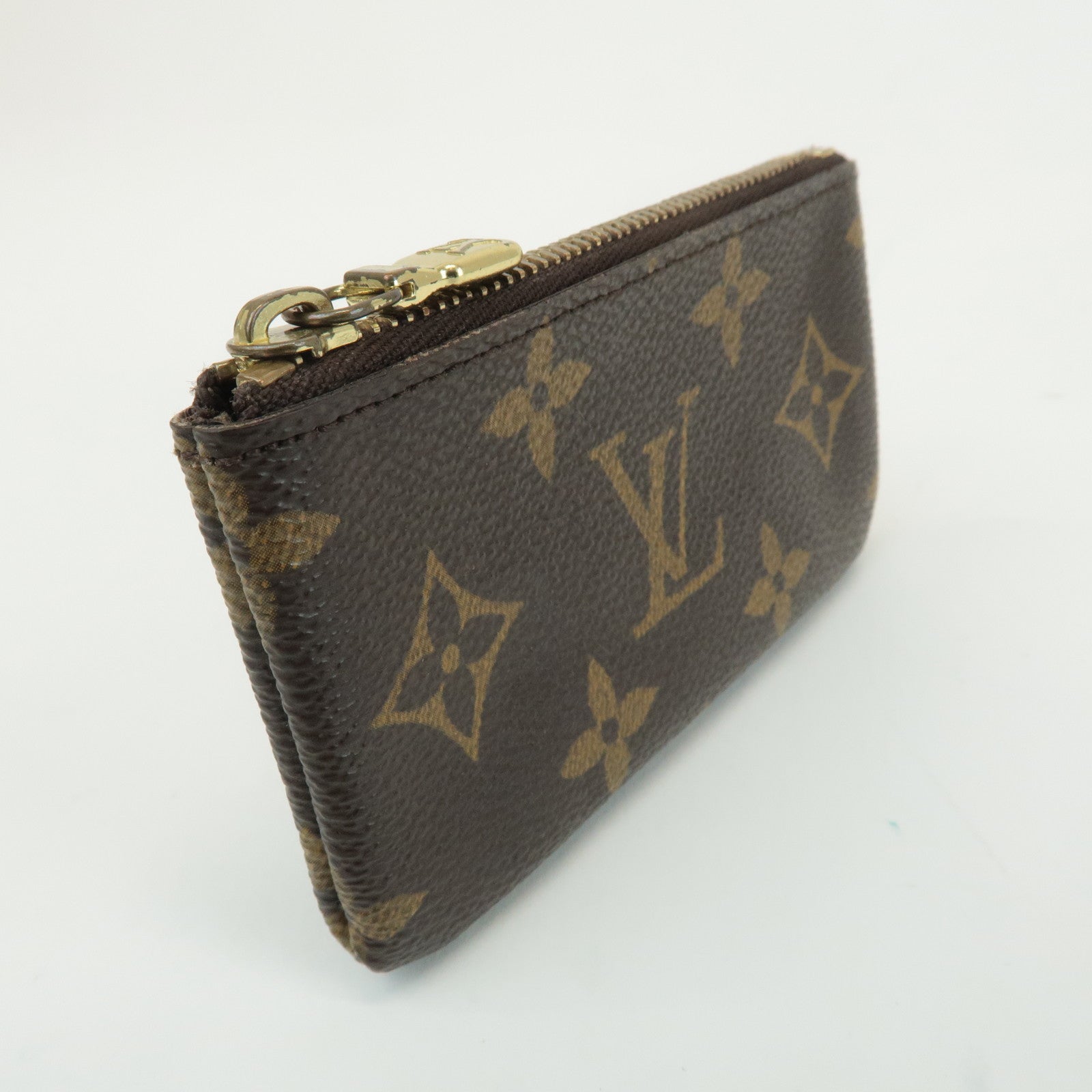 Louis Vuitton Monogram Pochette Cles Coin Case Key Case  M62650