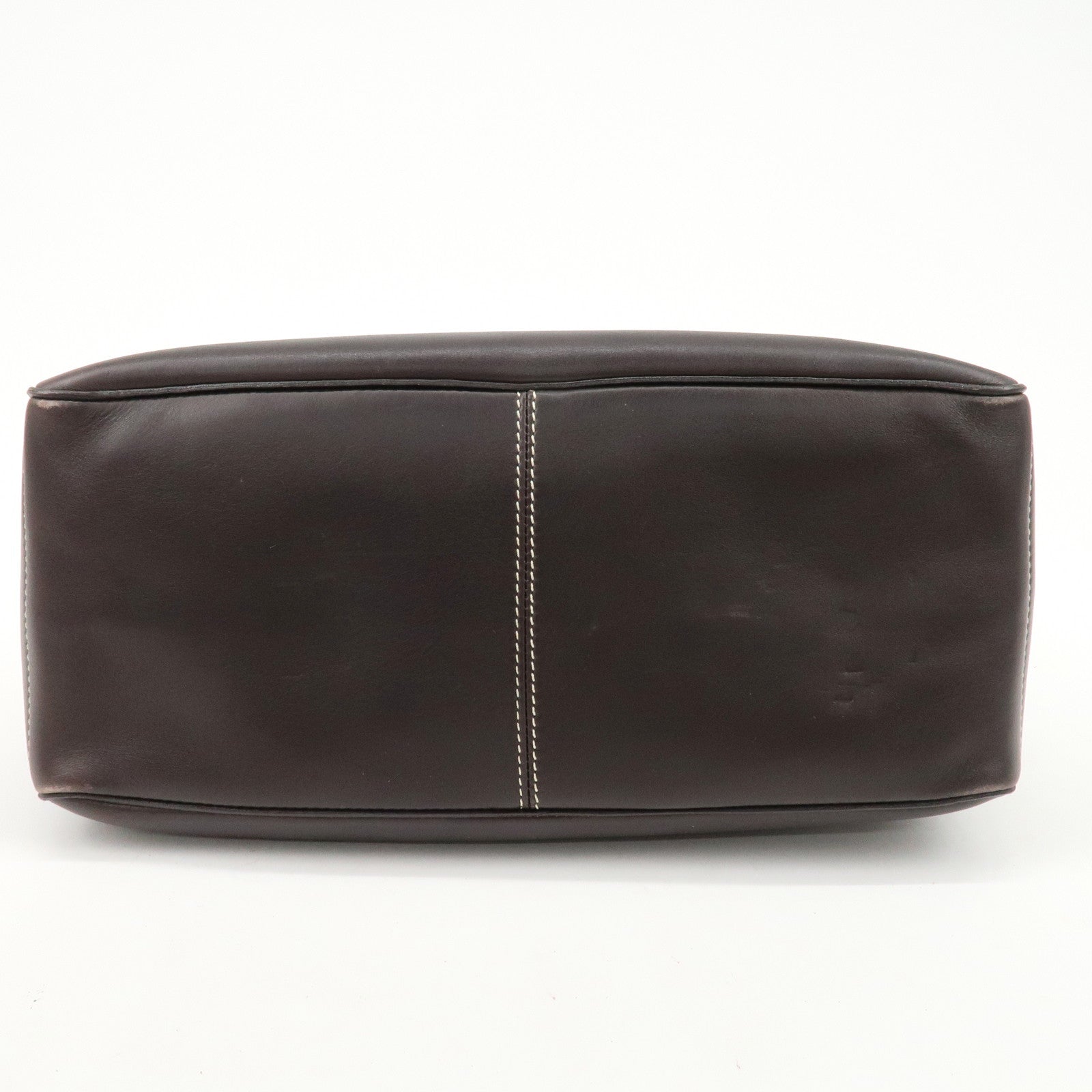 CELINE Leather Boogie Bag Hand Bag Brown