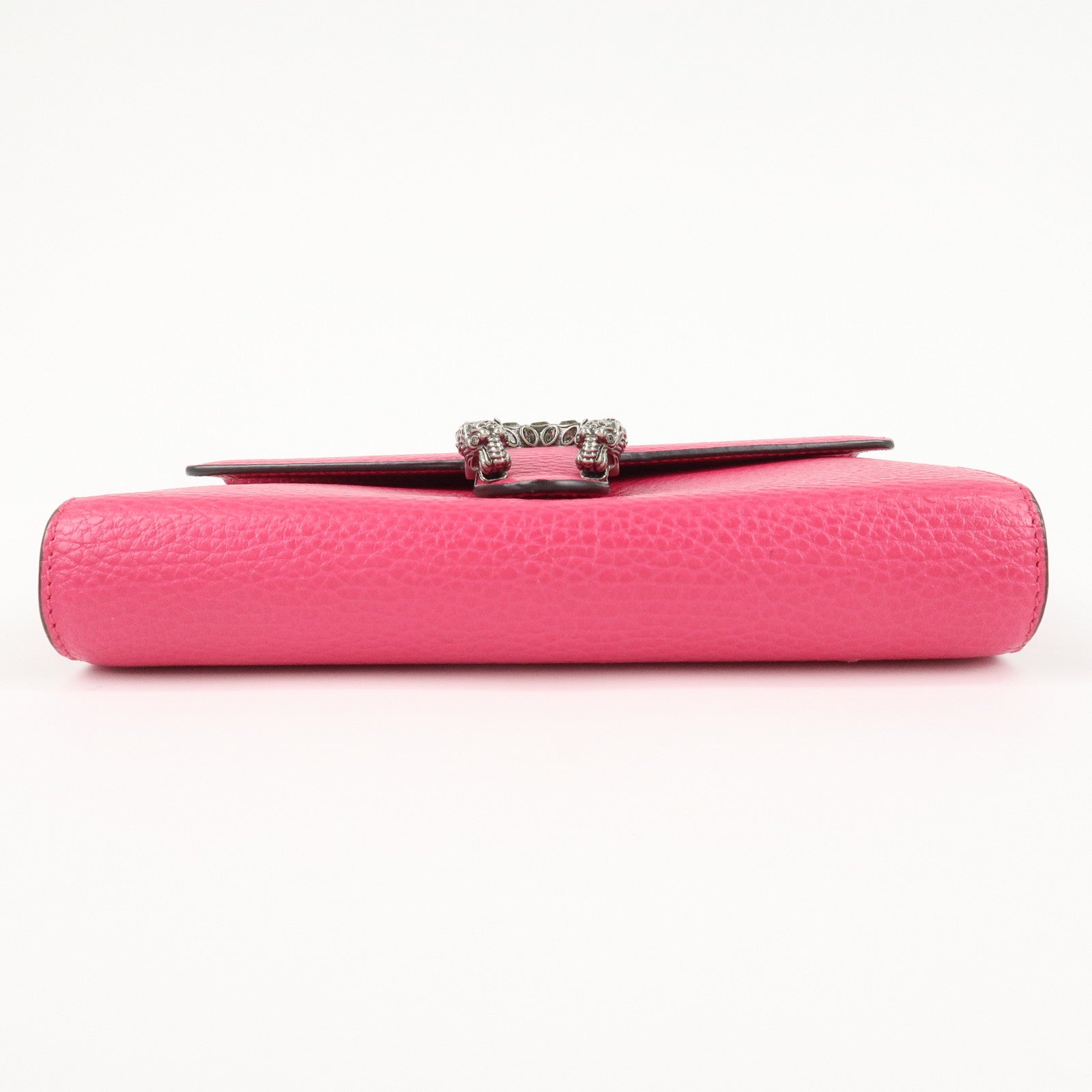 GUCCI Dionysus Leather Chain Shoulder Bag Pink 401231 Used