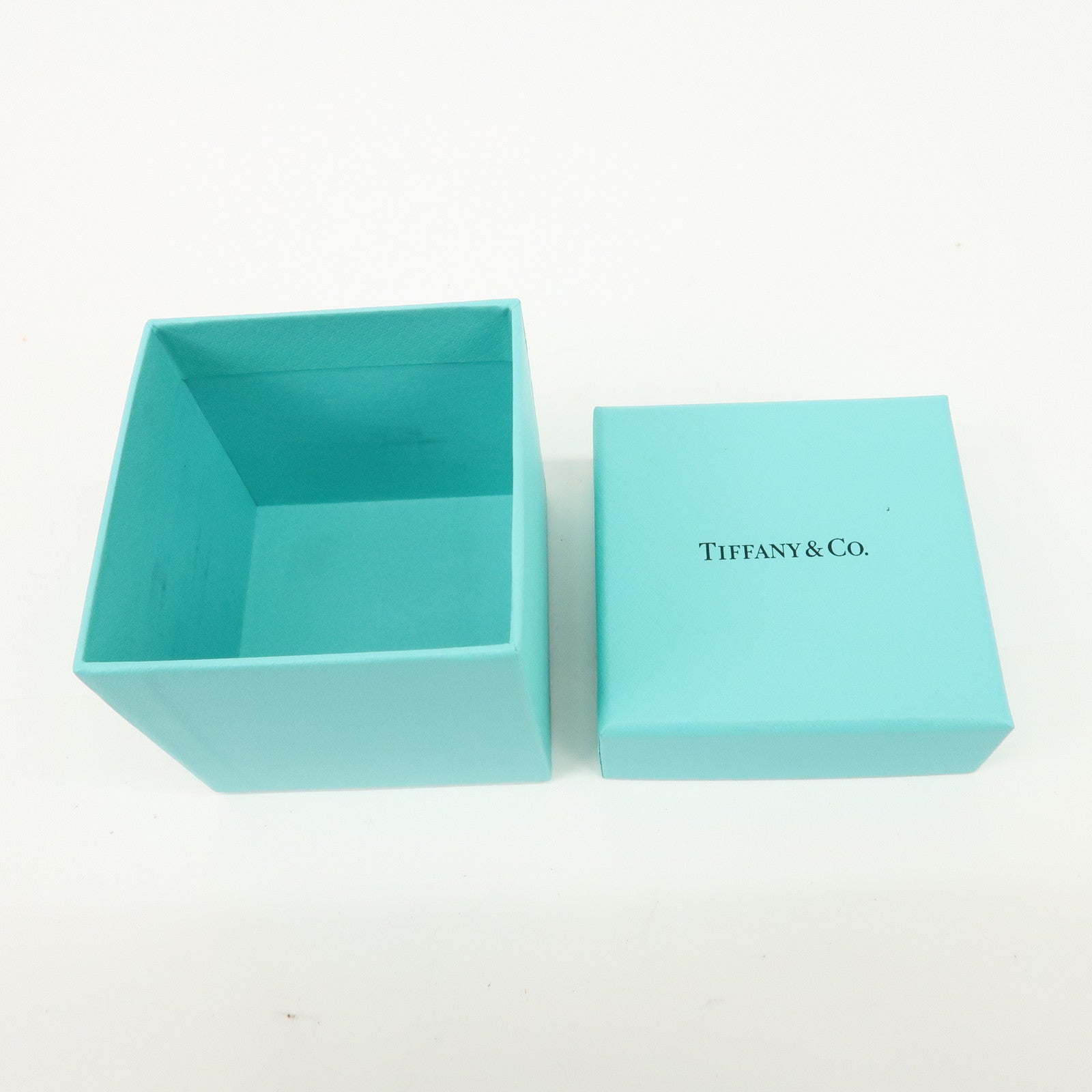 Tiffany&Co. Set of 3 Jewelry Box for Pair RIngs Tiffany Blue