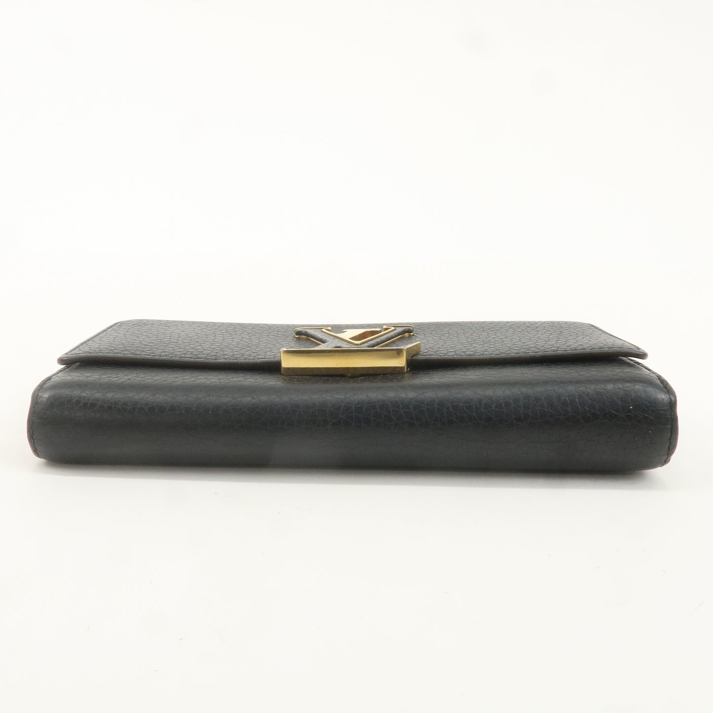 Louis Vuitton Portofoille Capucines Wallet Black Noir M61248