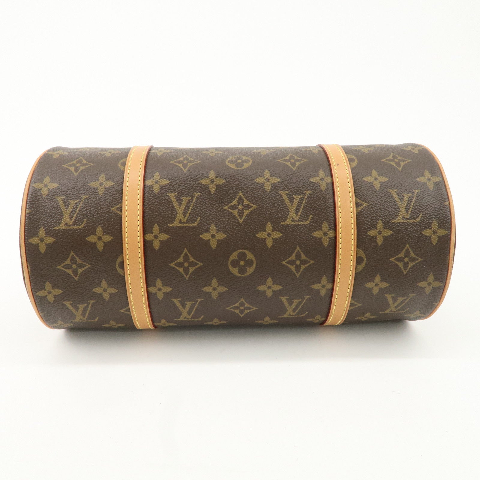 Louis Vuitton Monogram Papillon 30 Hand Bag Brown M51385 Used