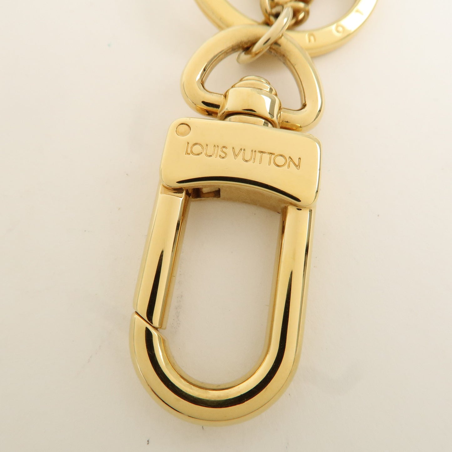 Louis Vuitton Porte Cles LV Facettes Bag Charm Gold M65216