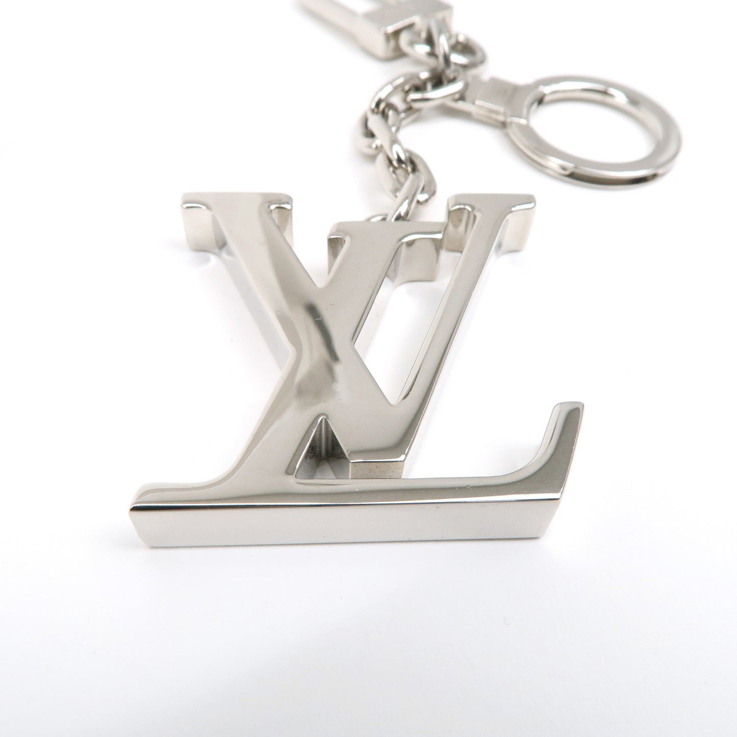 Louis Vuitton Porte Cles Initial LV Bag Charm Silver M65071