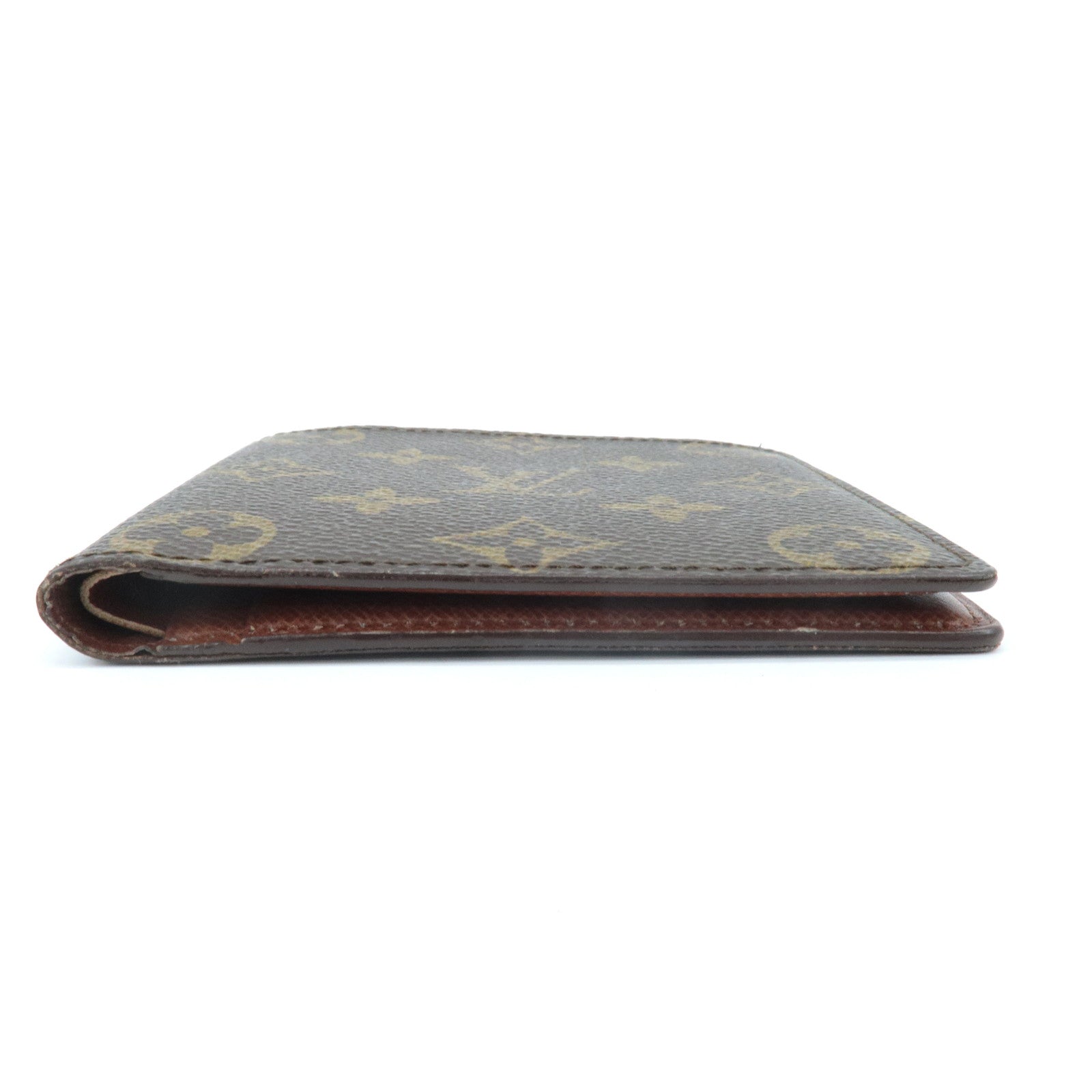 Louis Vuitton Monogram Porte Billets Carte Credit Brown M60879 Used