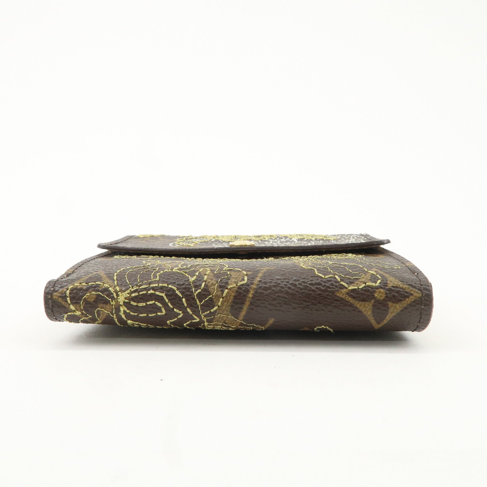 Louis Vuitton Monogram Dantel Porte Monnaie Bier Cult Credit Used