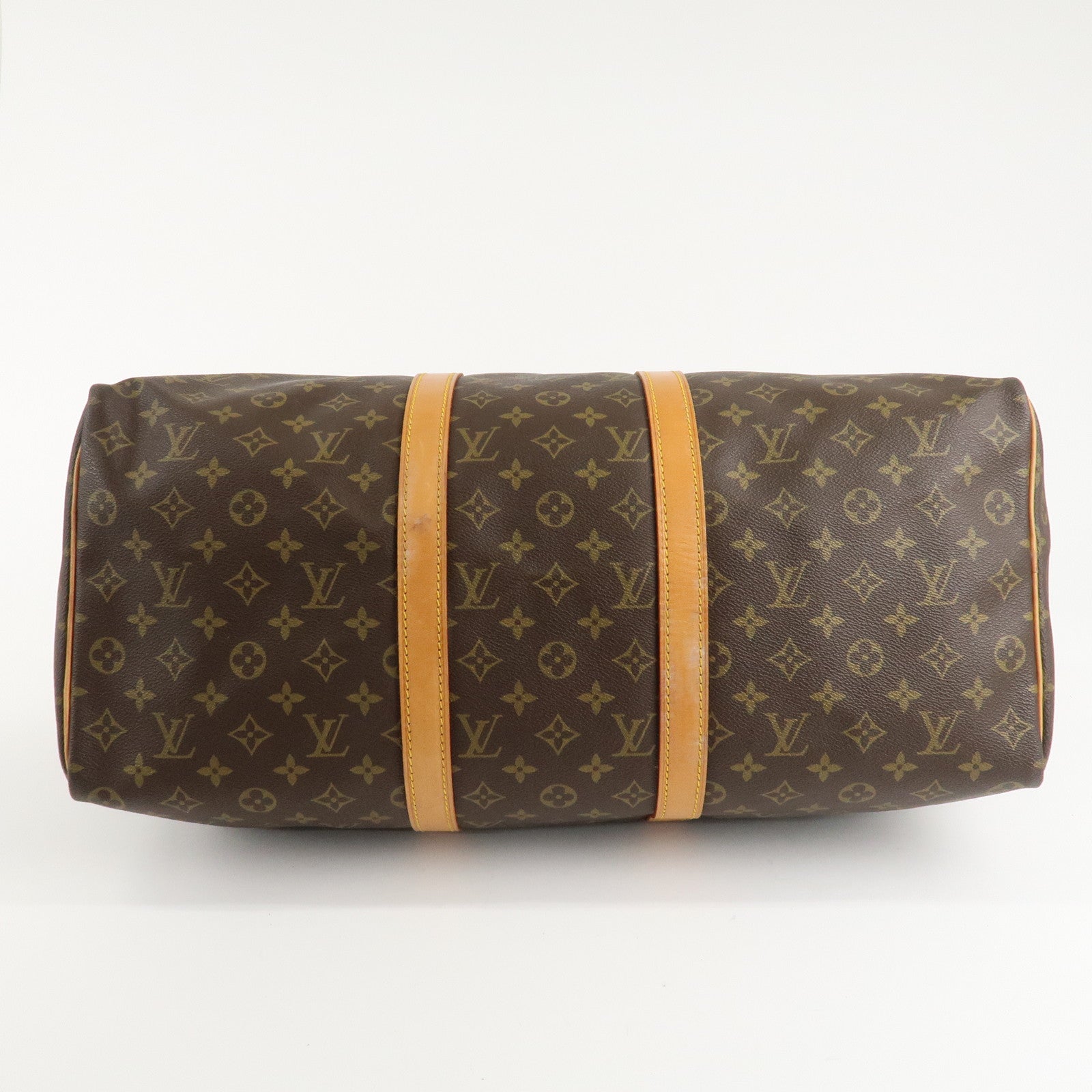 Louis Vuitton Monogram Keep All 50 Bag Boston Bag Brown M41426