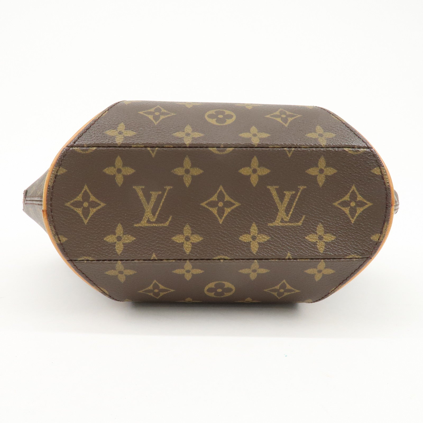 Louis Vuitton Monogram Ellipse MM Hand Bag Brown M51127 Used