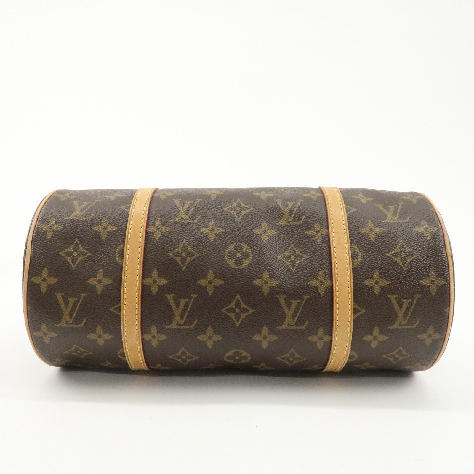 Louis Vuitton Monogram Papillon 30 Hand Bag Brown M51385 Used