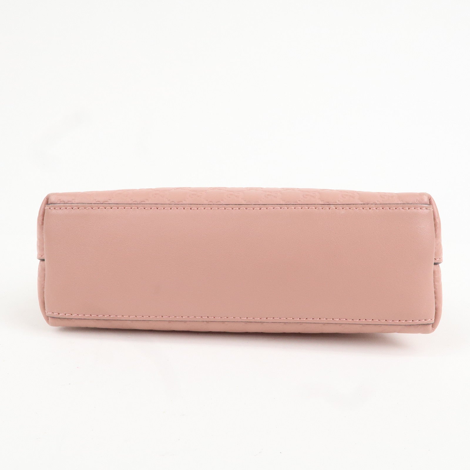 GUCCI Micro Guccissima Leather Cosmetic Pouch Pink 449893