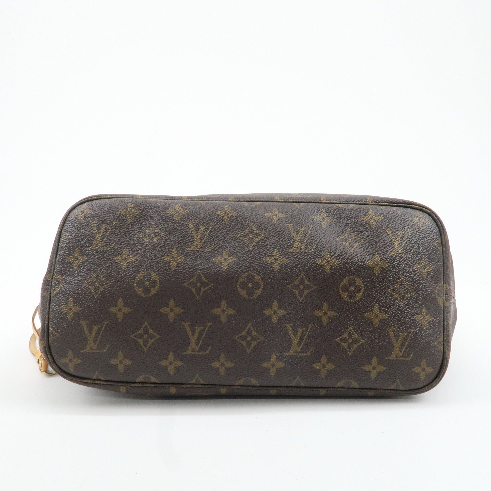 Louis Vuitton Monogram Neverfull MM Tote Bag Brown M40156