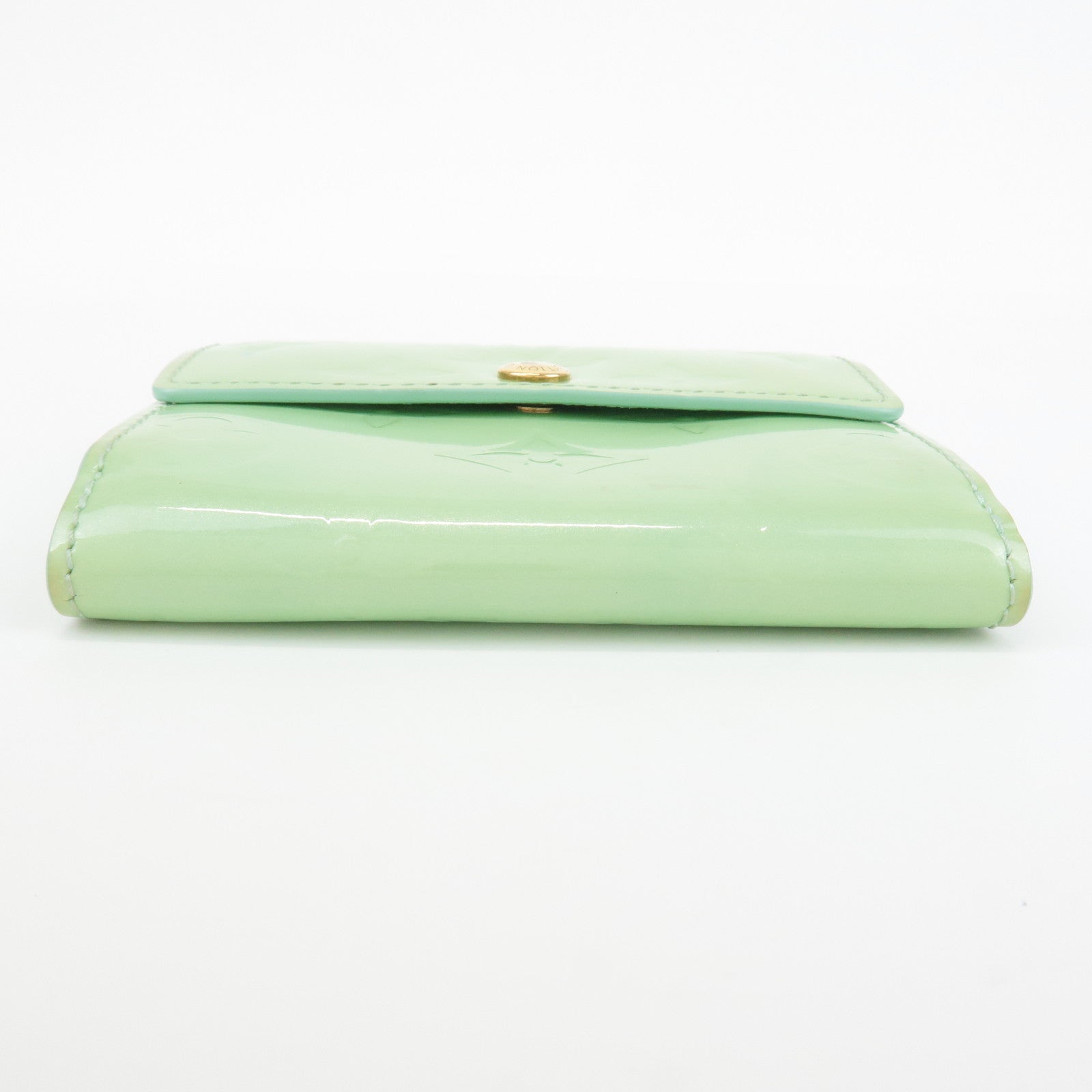 Louis Vuitton Monogram Vernis Ludlow Wallet Lime Green