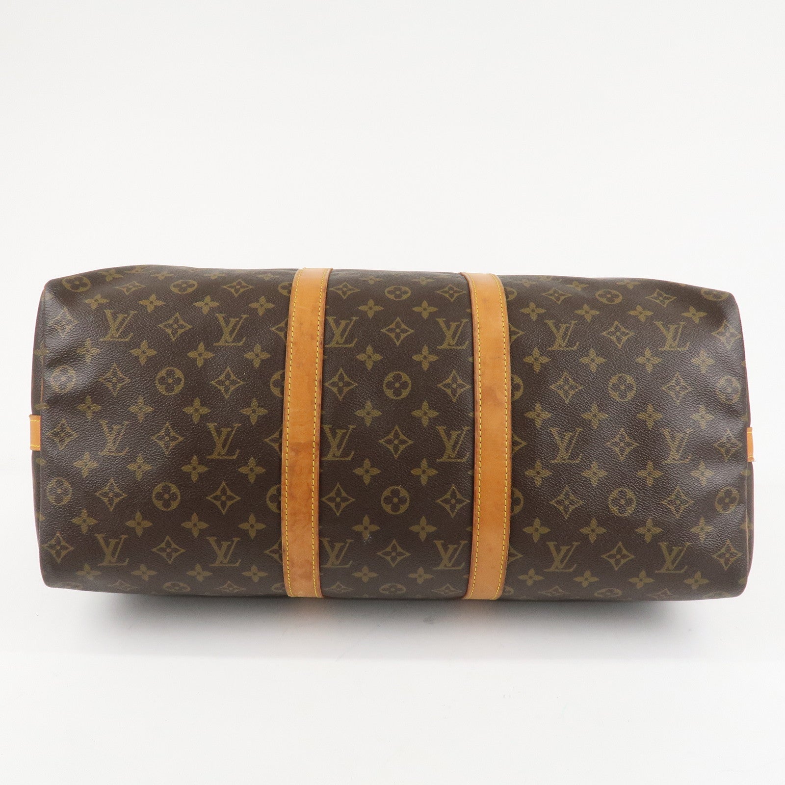 Louis Vuitton Monogram Keep All Bandouliere 50 Boston Bag M41416