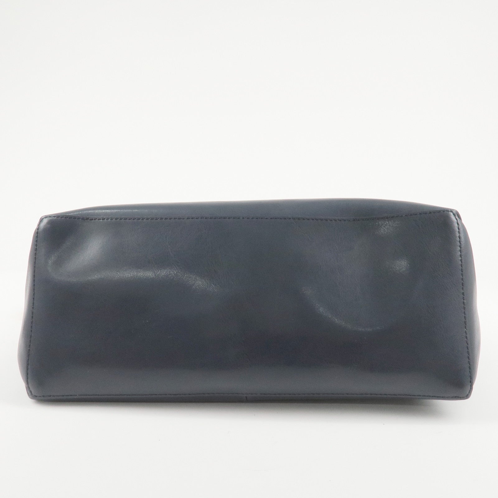 Chloe See By Chloe Leather Shoulder Bag Hand Bag Navy Used