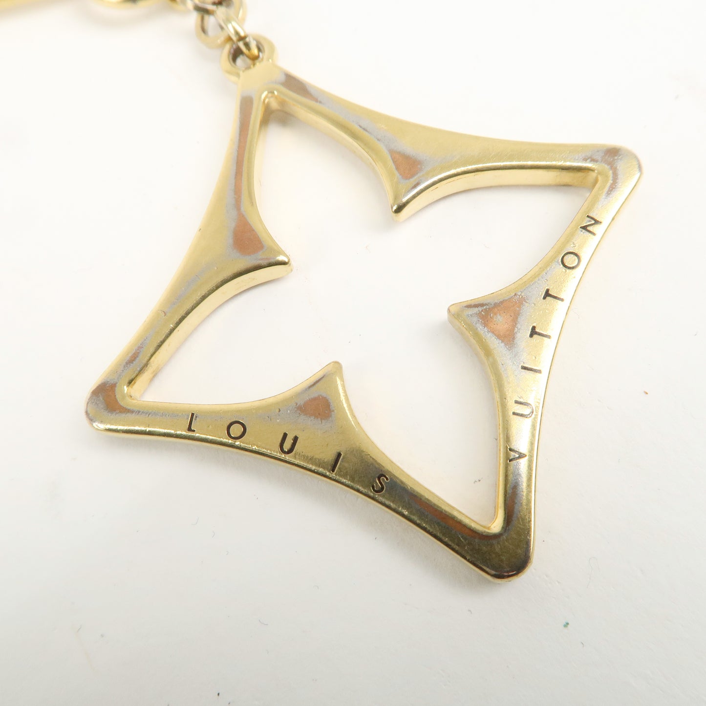 Louis Vuitton Porte Cles Puzzle Bag Charm Gold M65218