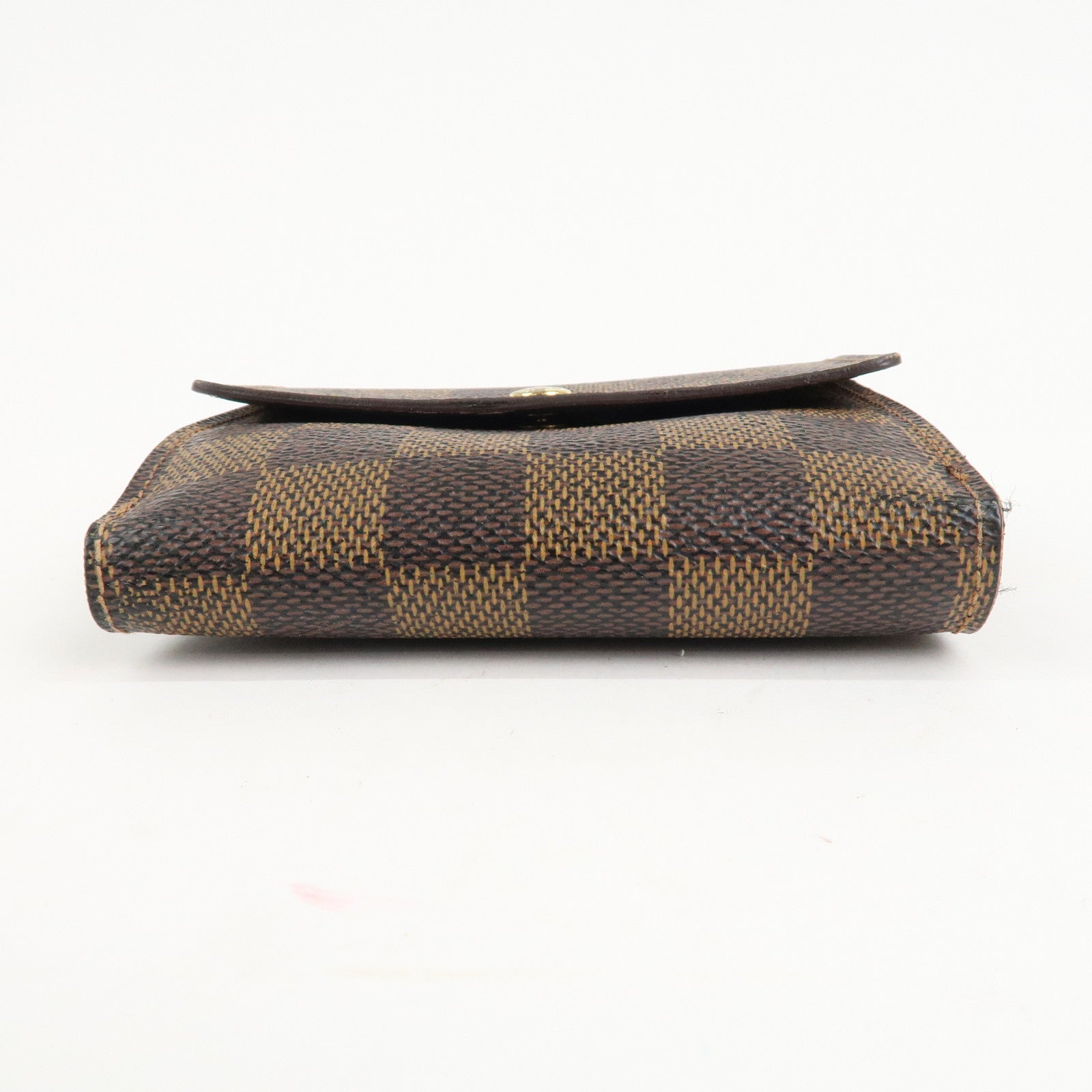 Louis Vuitton Damier Ebene Portefeuille Elise Wallet N61654 Used