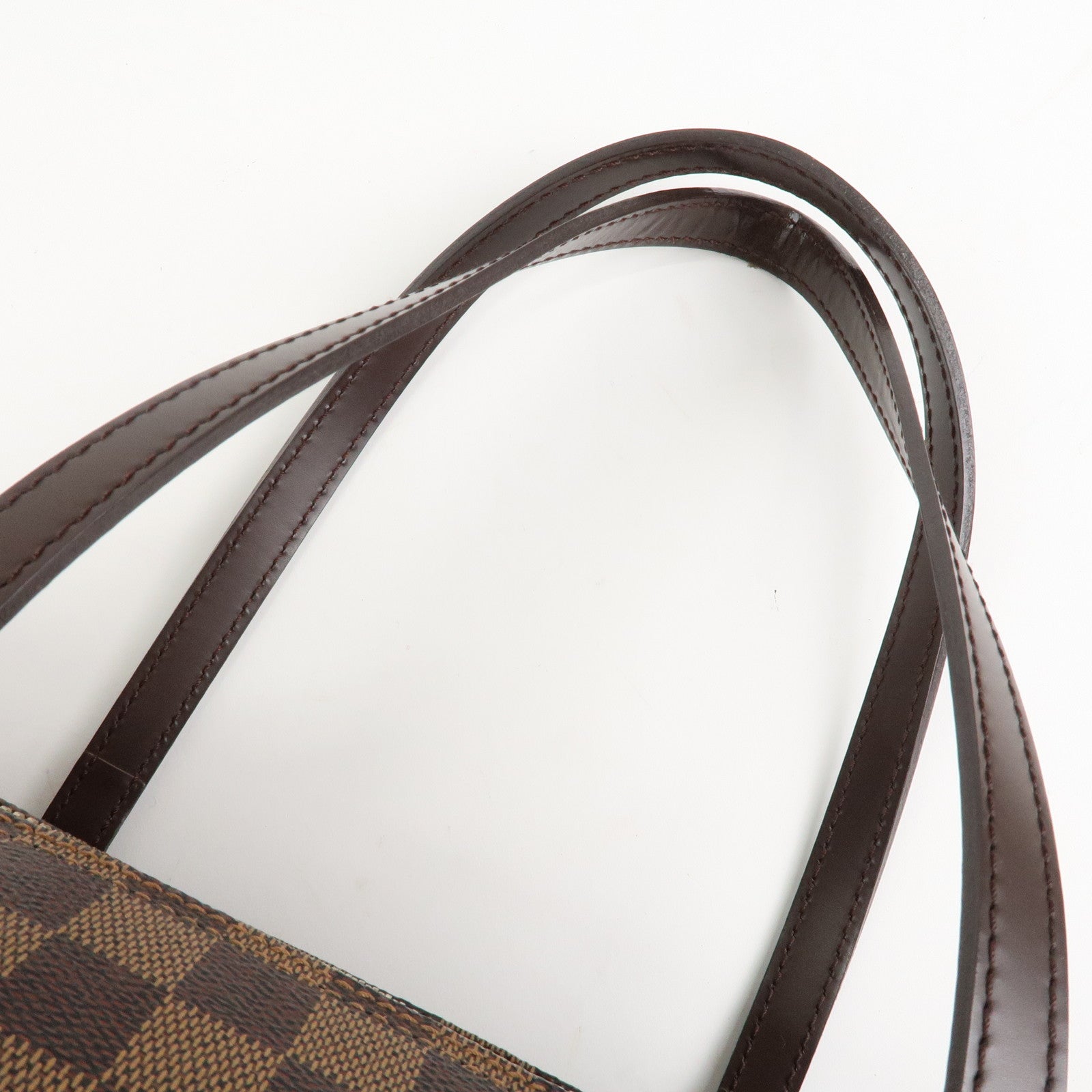 Louis Vuitton Damier Papillon 30 Hand Bag & Pouch Brown N51303 Used