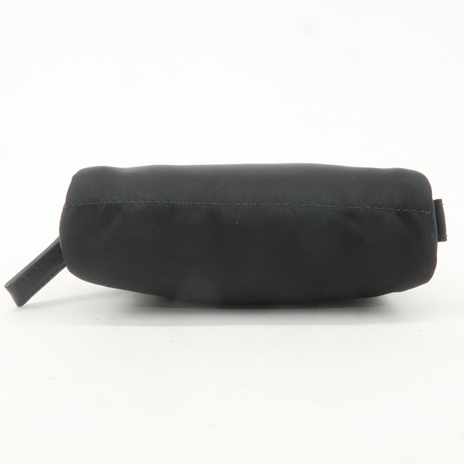 PRADA Nylon Leather Pouch Mini Case Black 1NA339