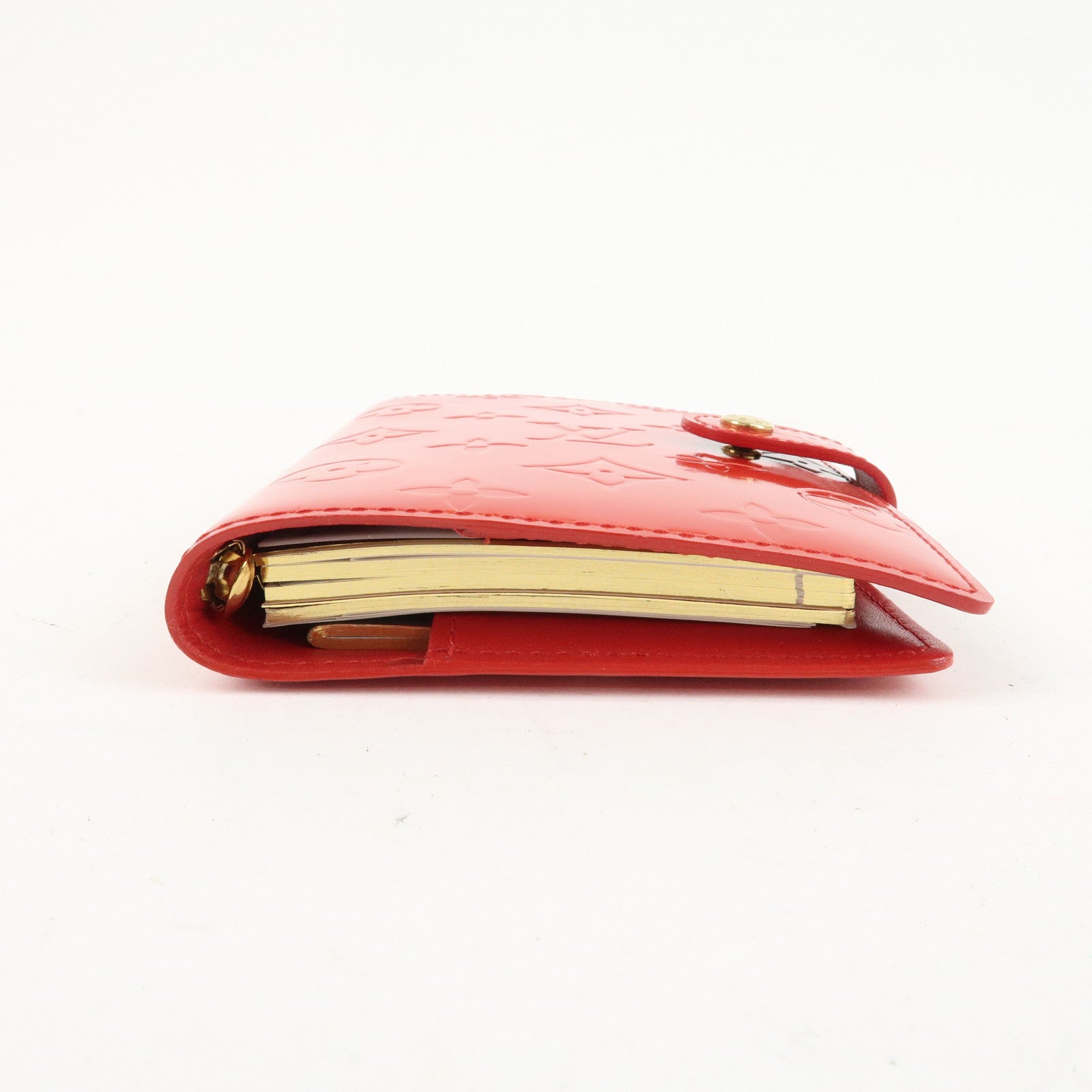 Louis Vuitton Monogram Vernis Agenda PM Planner Cover R21003 Used