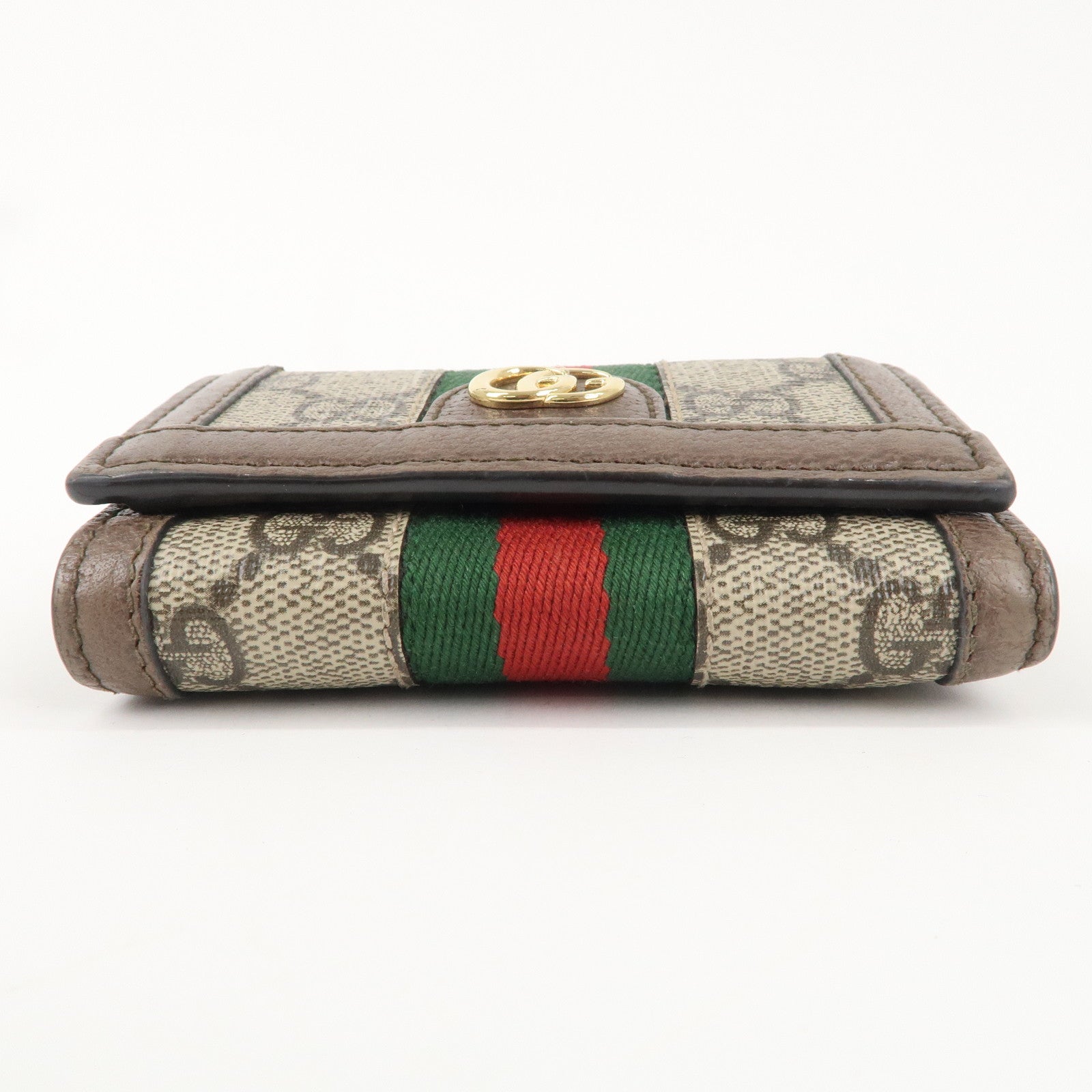 GUCCI Ophidia GG Supreme Leather Trifold Wallet 644334