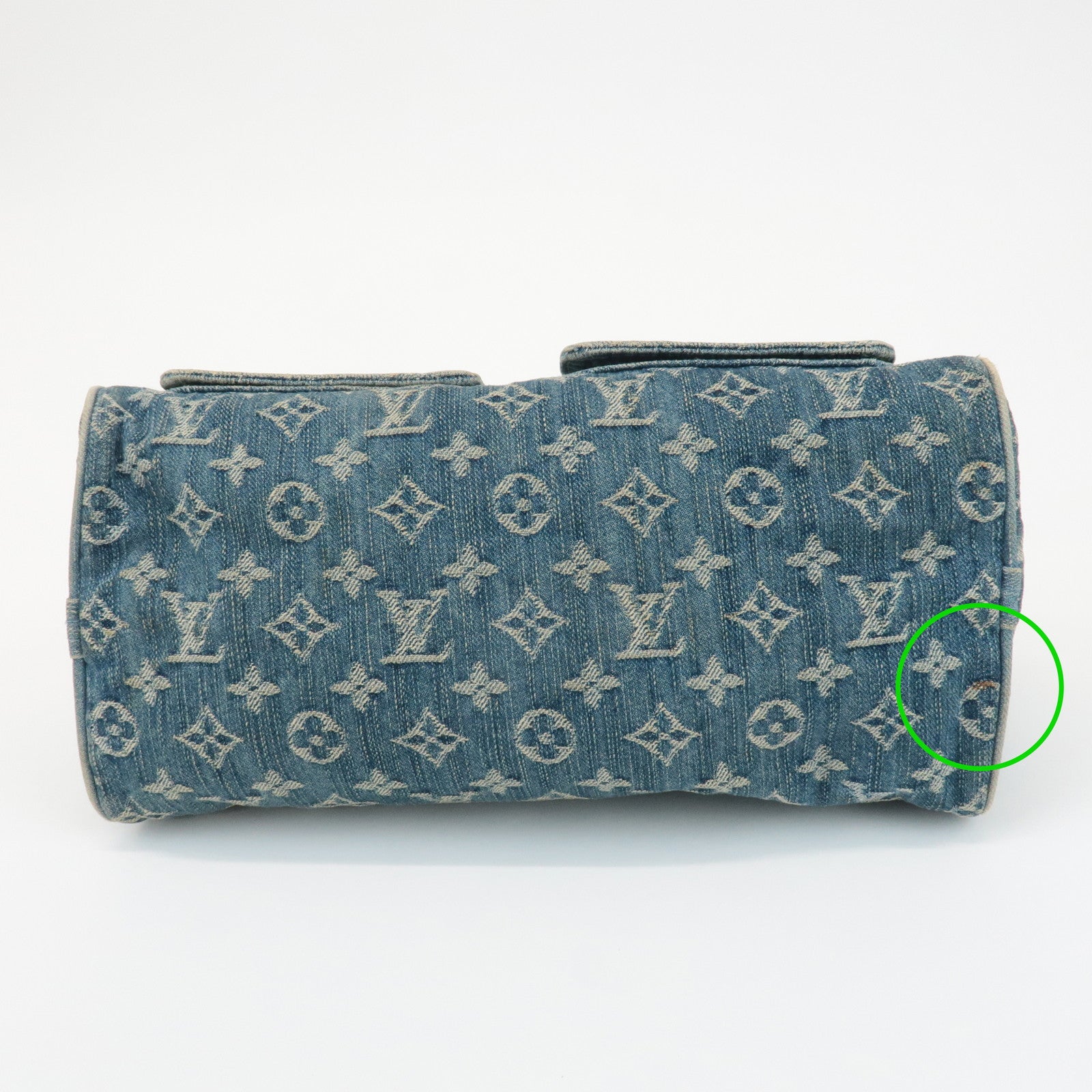 Louis Vuitton Monogram Denim Neo Speedy Boston Bag Blue M95019