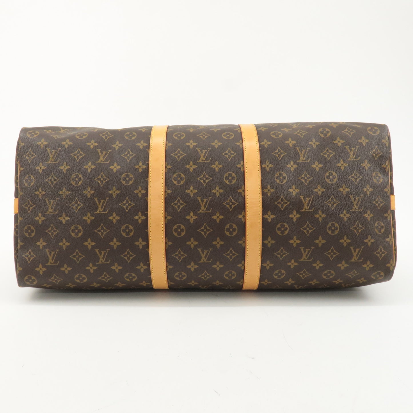 Louis Vuitton Monogram Keep All Bandouliere 60 Bag Brown M41412