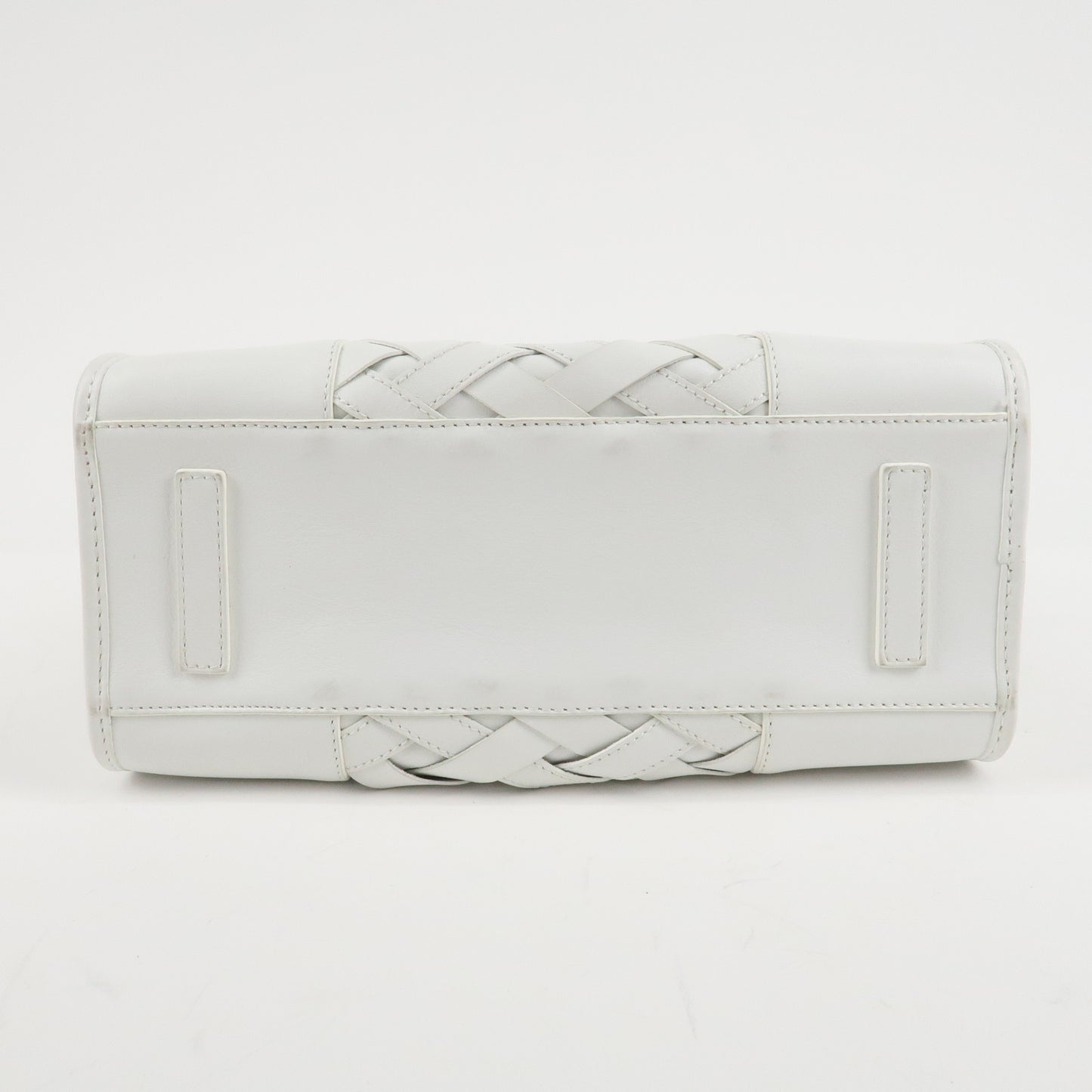 LOEWE Anaaglam Leather Hand Bag Amazone 28 White