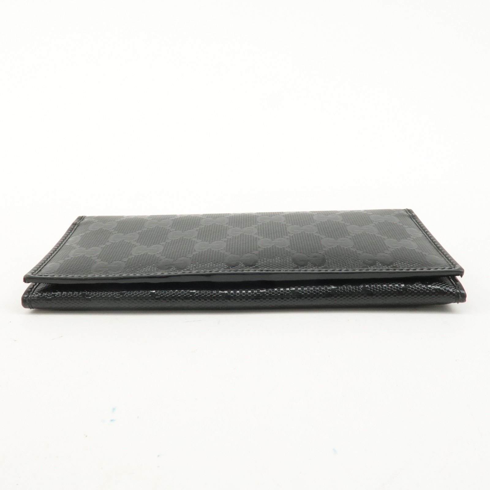 GUCCI GG Imprime PVC Leather Long Wallet Black 244995・2149