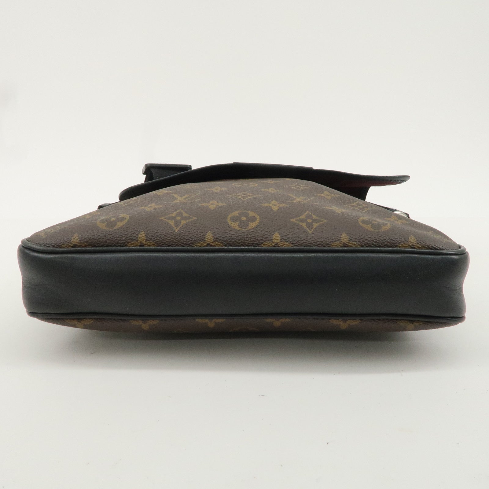 Louis Vuitton Monogram Macassar Bass MM Shoulder Bag M56715