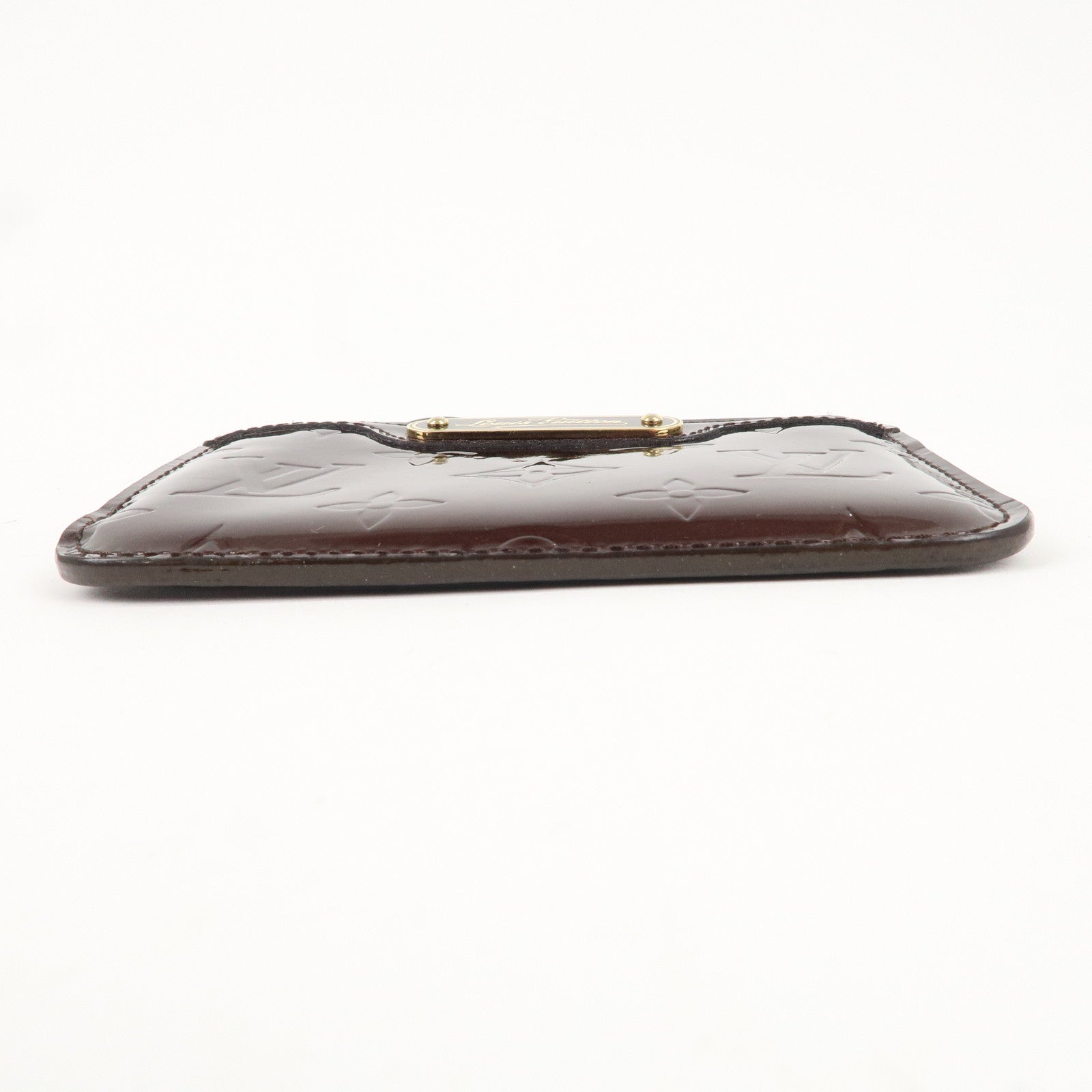 Louis Vuitton Vernis Pochette Cles Coin Case Amarante M93557