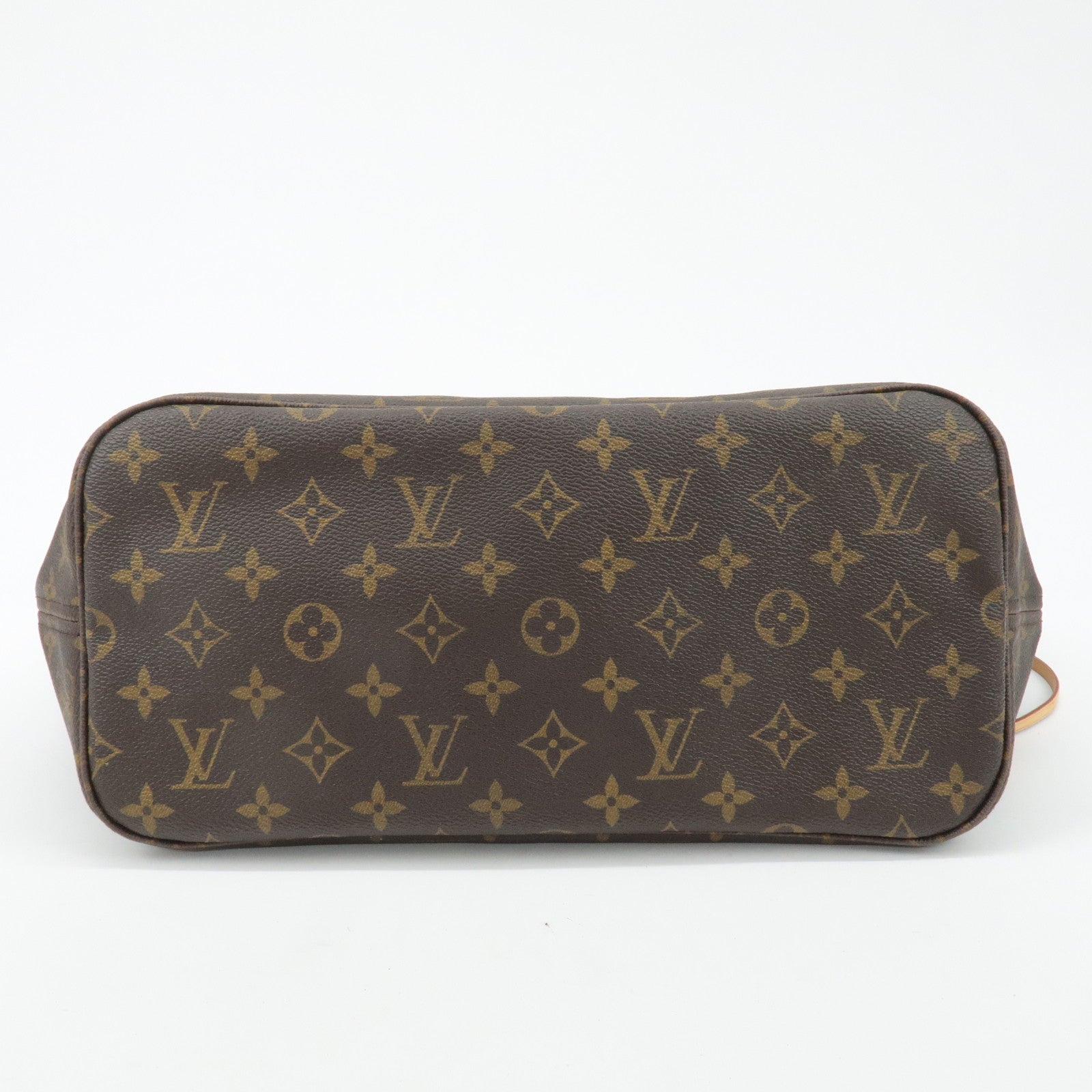 Louis Vuitton Monogram Neverfull MM Tote Bag Brown M40156