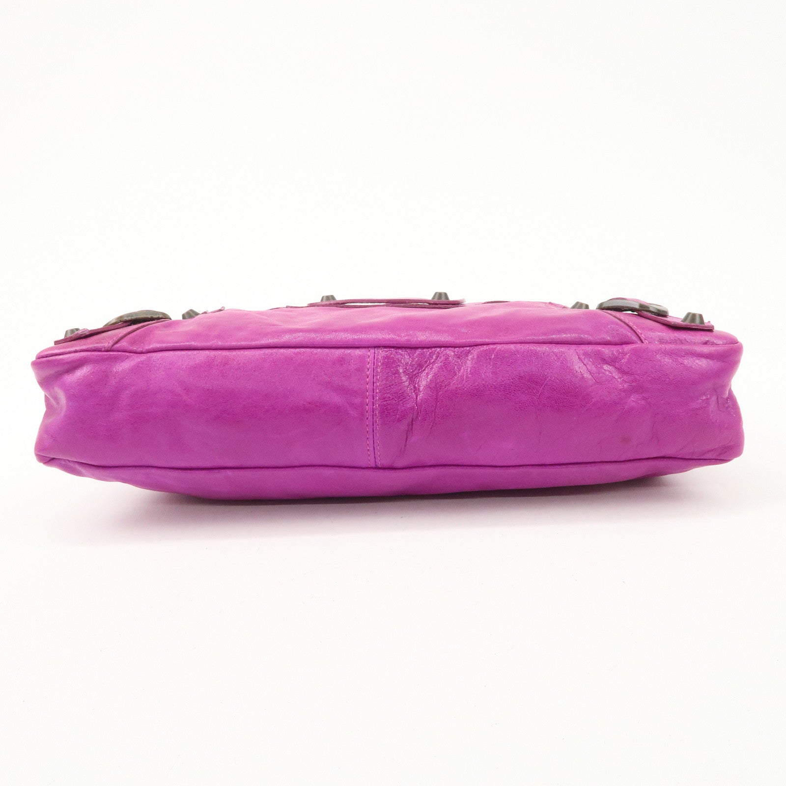 BALENCIAGA The First Leather 2Way Bag Hand Bag Pink 103208 Used