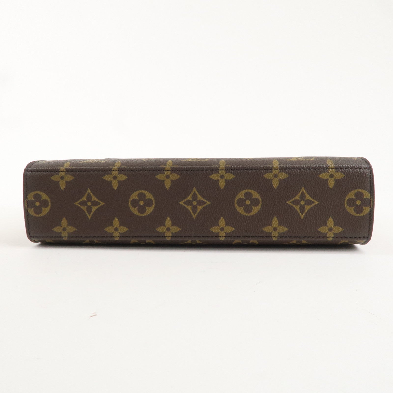 Louis Vuitton Monogram Malesherbes Hand Bag Brown M51379