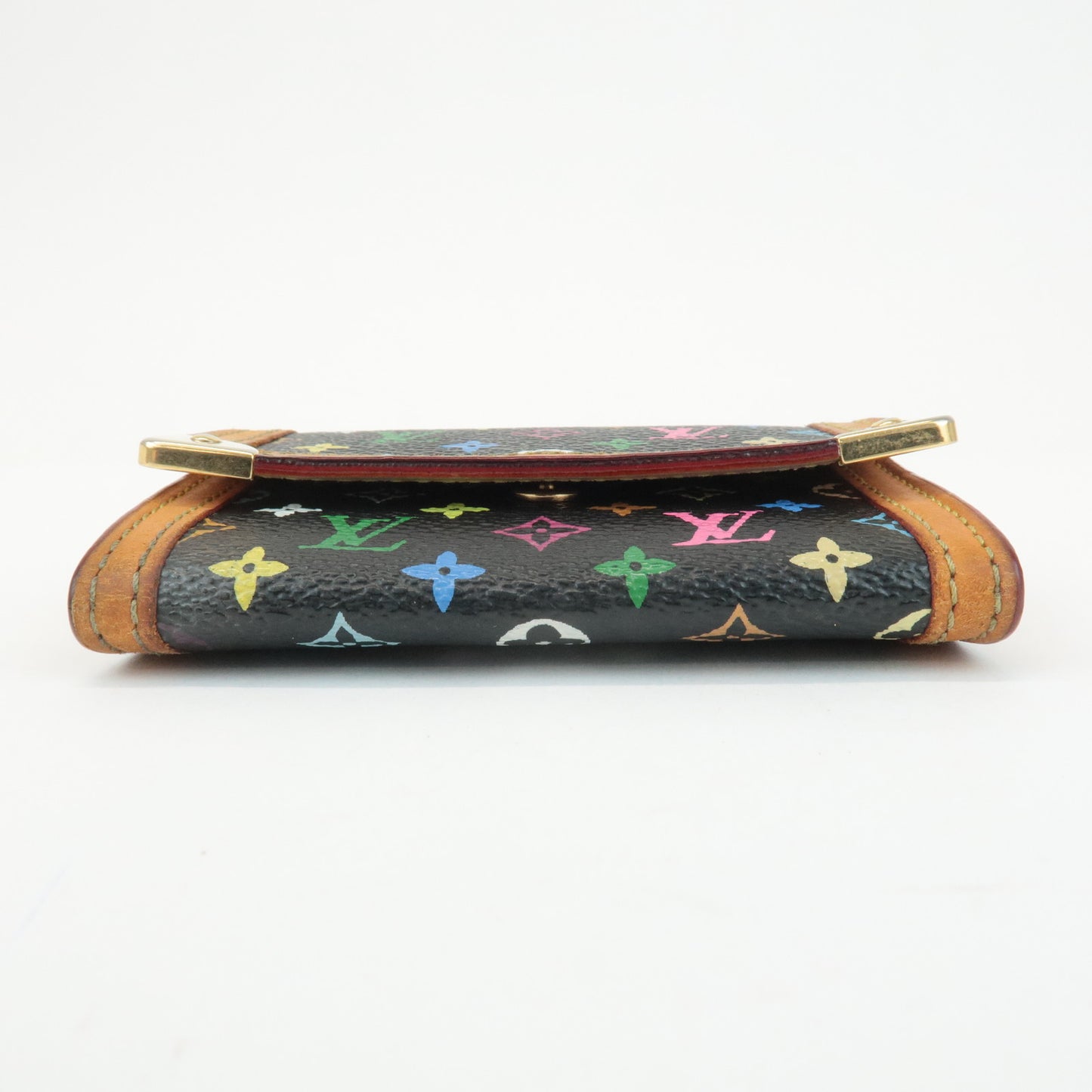 Louis Vuitton Multi Color Porte Monnaie Plat Coin Case M92656