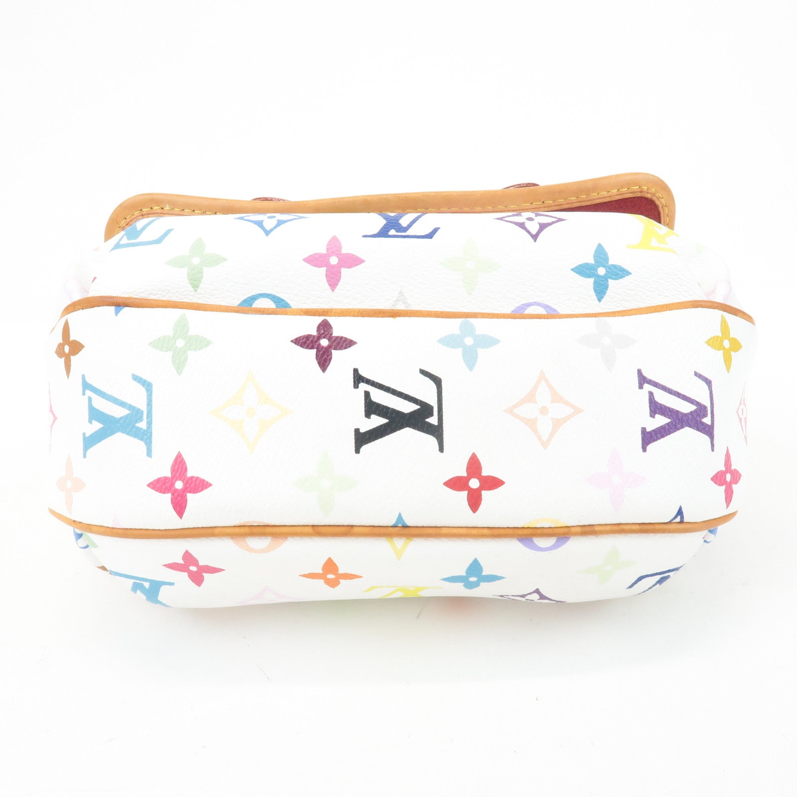 Louis Vuitton Monogram Multicolor Patti Shoulder Bag Blanc M40305 Used