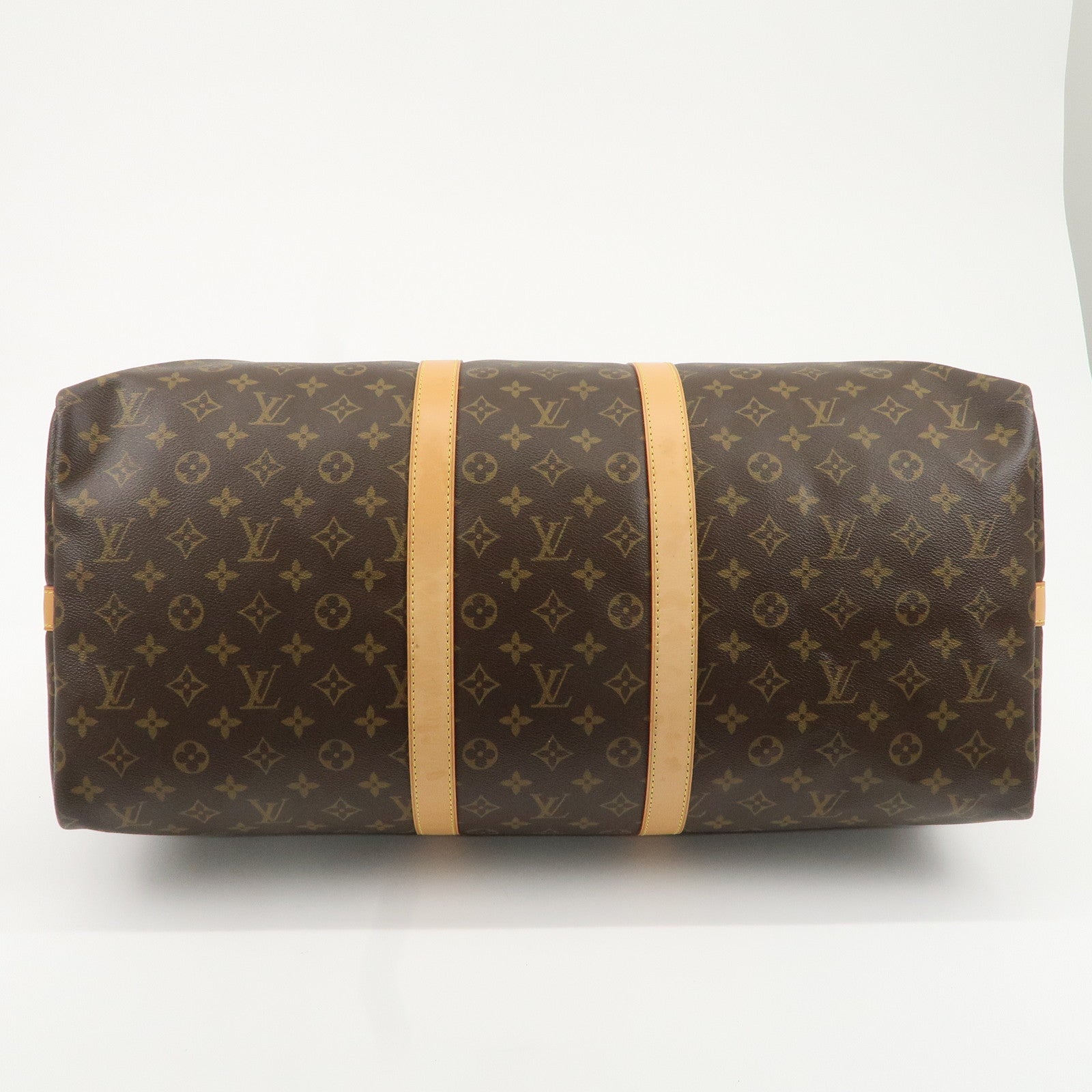 Louis Vuitton Monogram Keep All Bandouliere 55 Boston Bag M41414