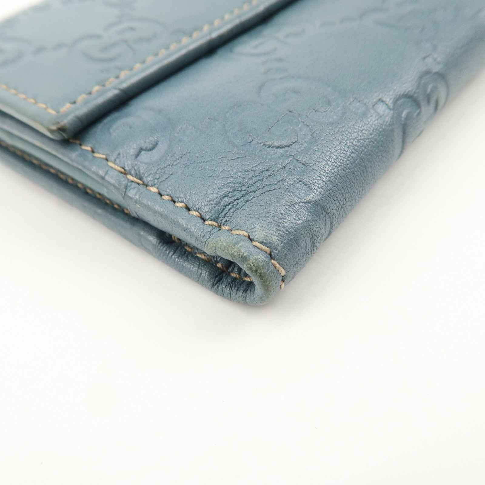 GUCCI Guccissima Set of 3 Long Wallet 143389 203618 308005 Used
