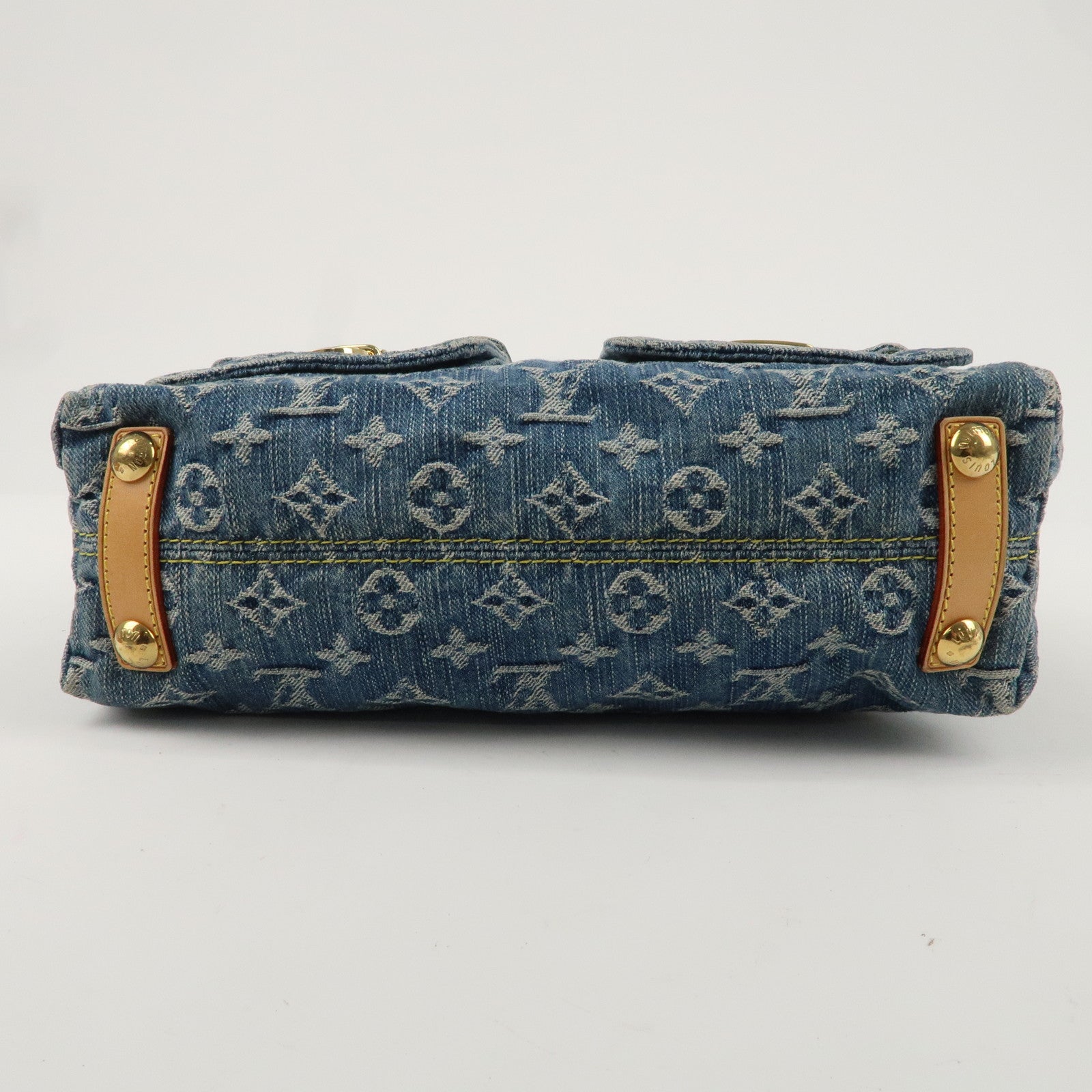 Louis Vuitton Monogram Denim Baggy PM Blue M95049