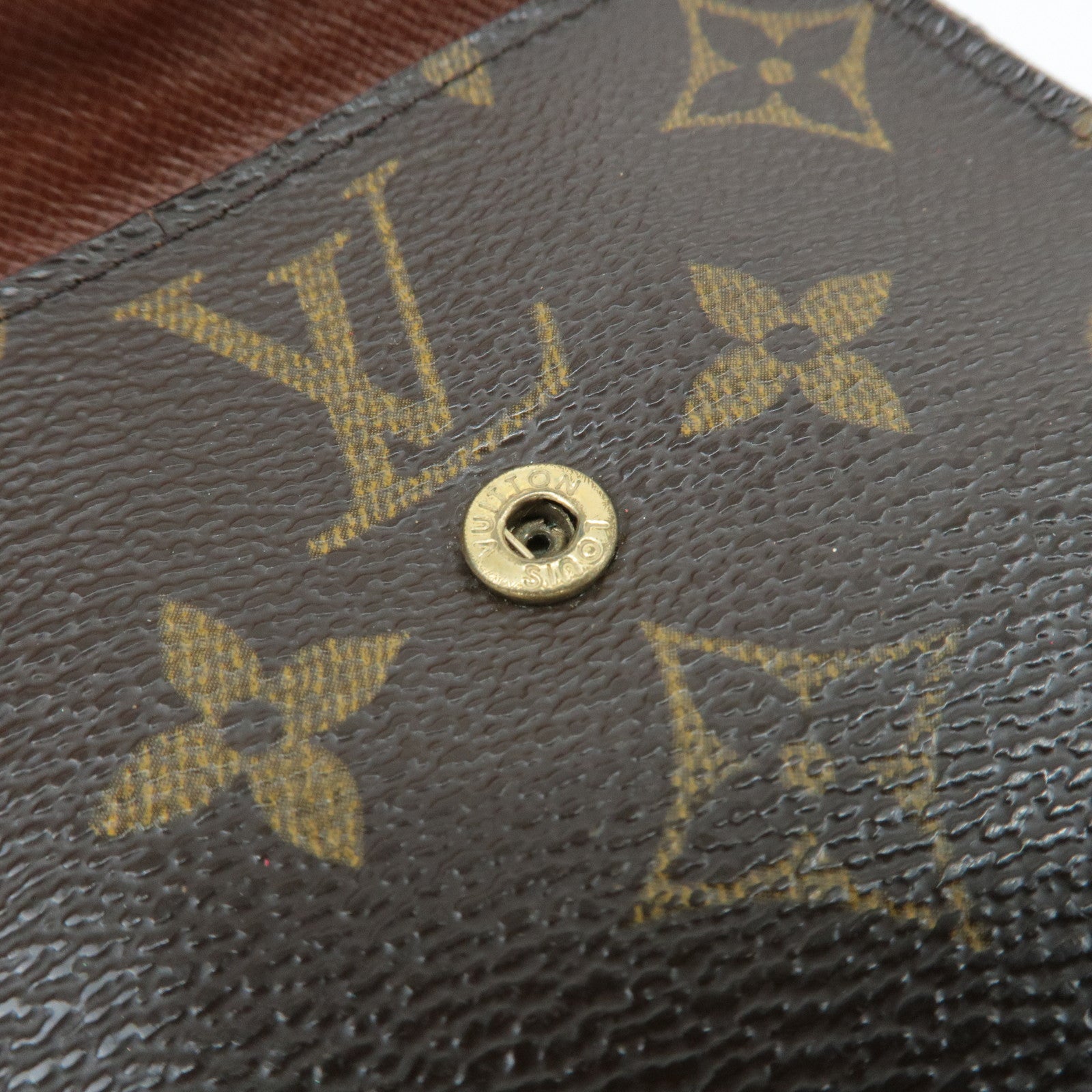 Louis Vuitton Monogram Set of 3 Wallet Brown M61652 M61675 Used