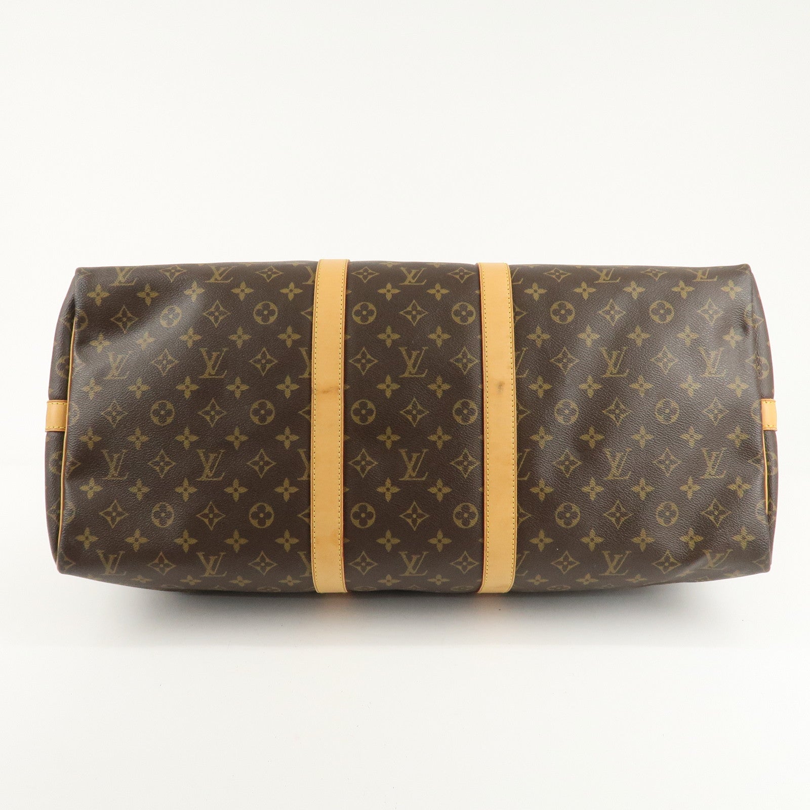 Louis Vuitton Monogram Keep All Bandouliere 55 Boston Bag M41414