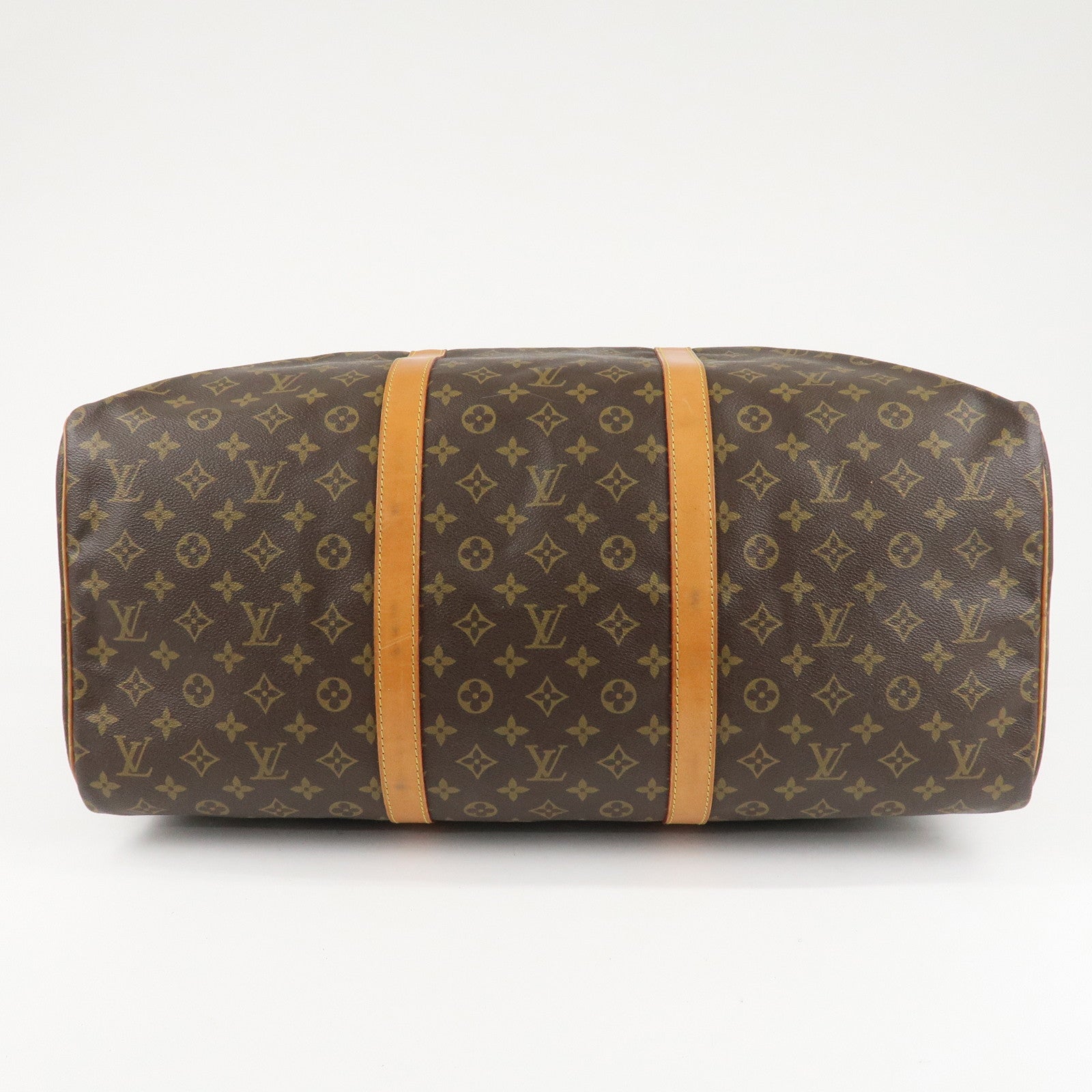 Louis Vuitton Monogram Sac Souple 55 Boston Bag Brown M41622